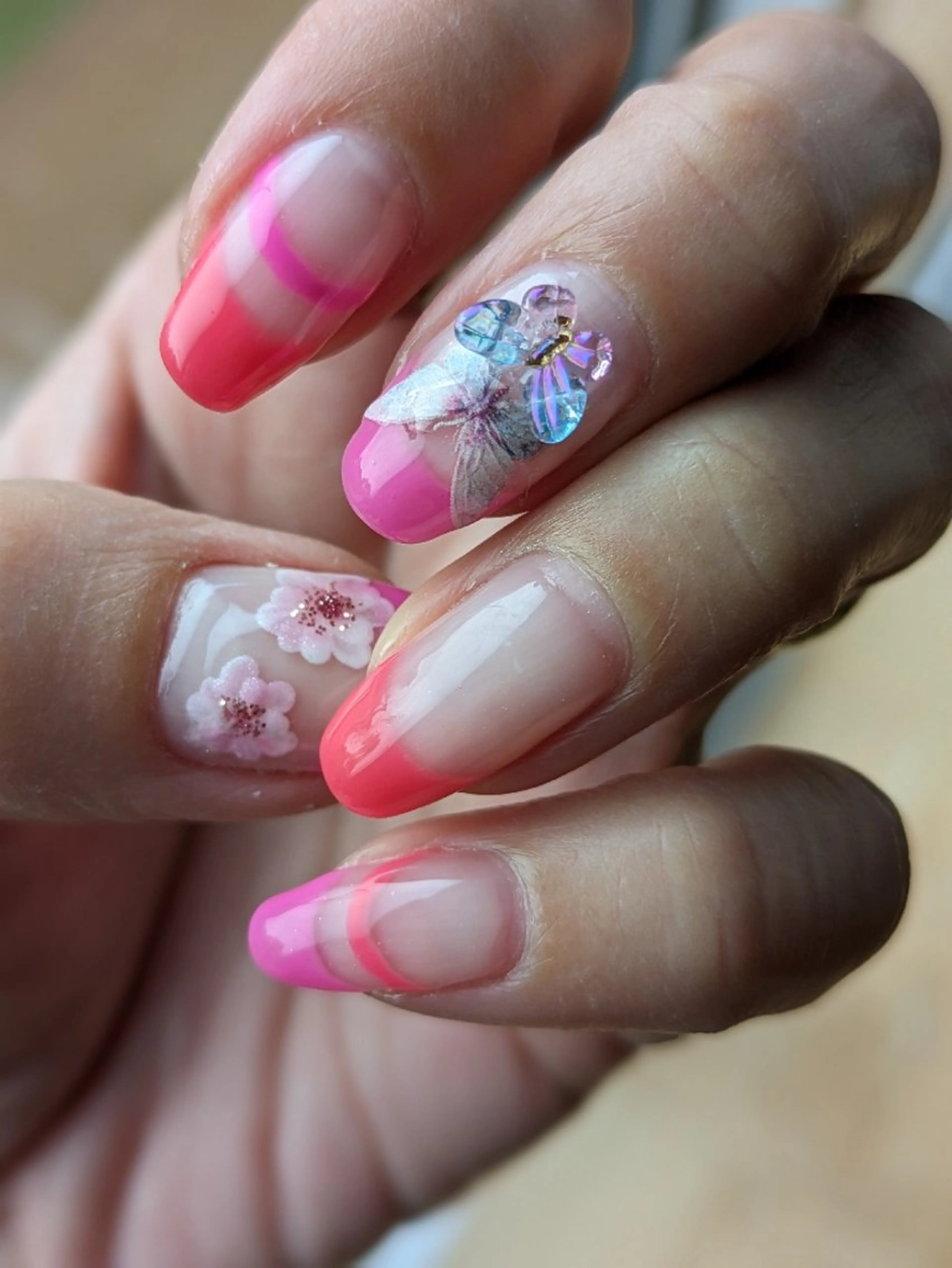 ネイル フレンチネイル ラメ(グリッター) ワンカラーネイル  SOLEIL 小玉の眉毛・アイブロウイメージ