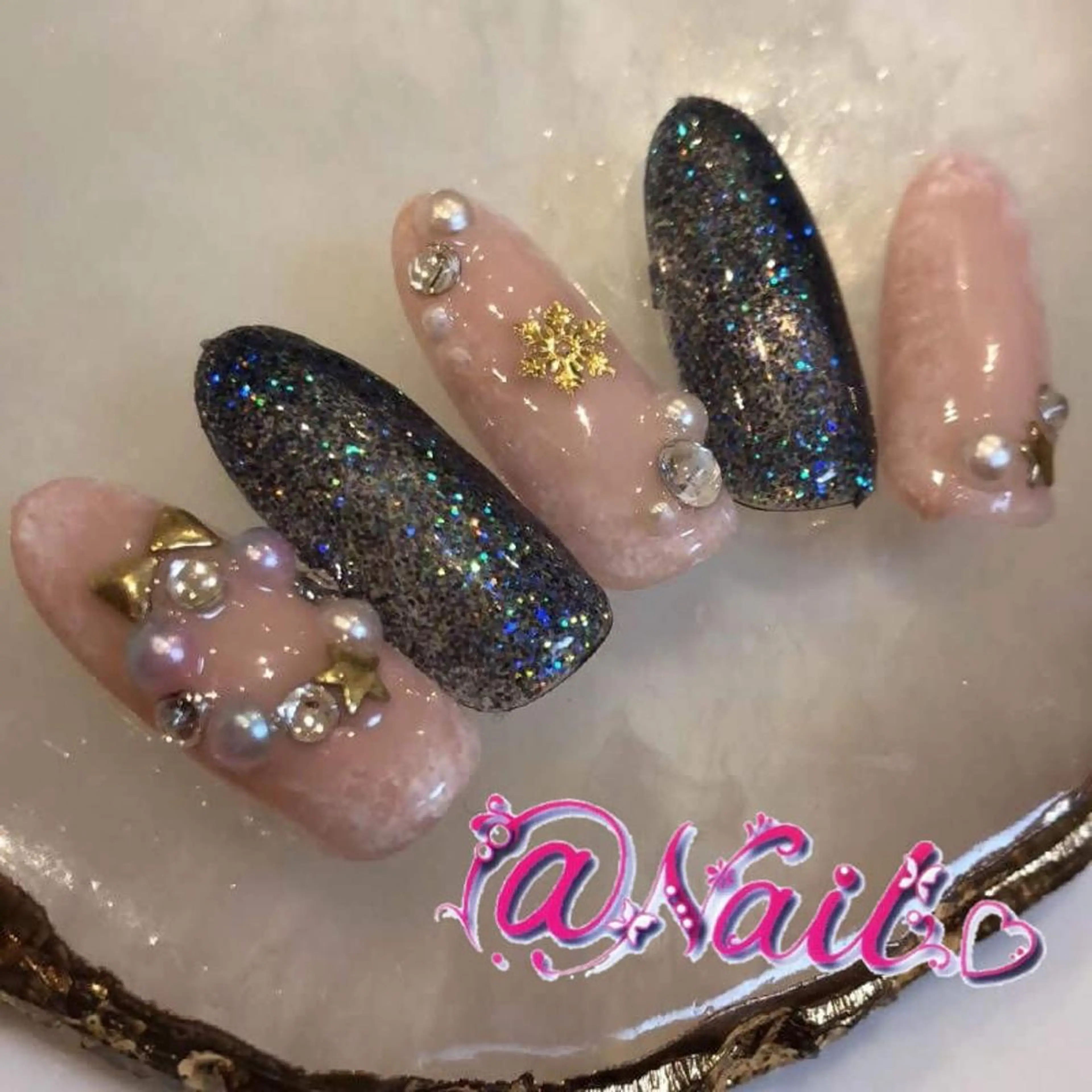 ネイル ネイルチップ 小尾 栞のネイルデザイン