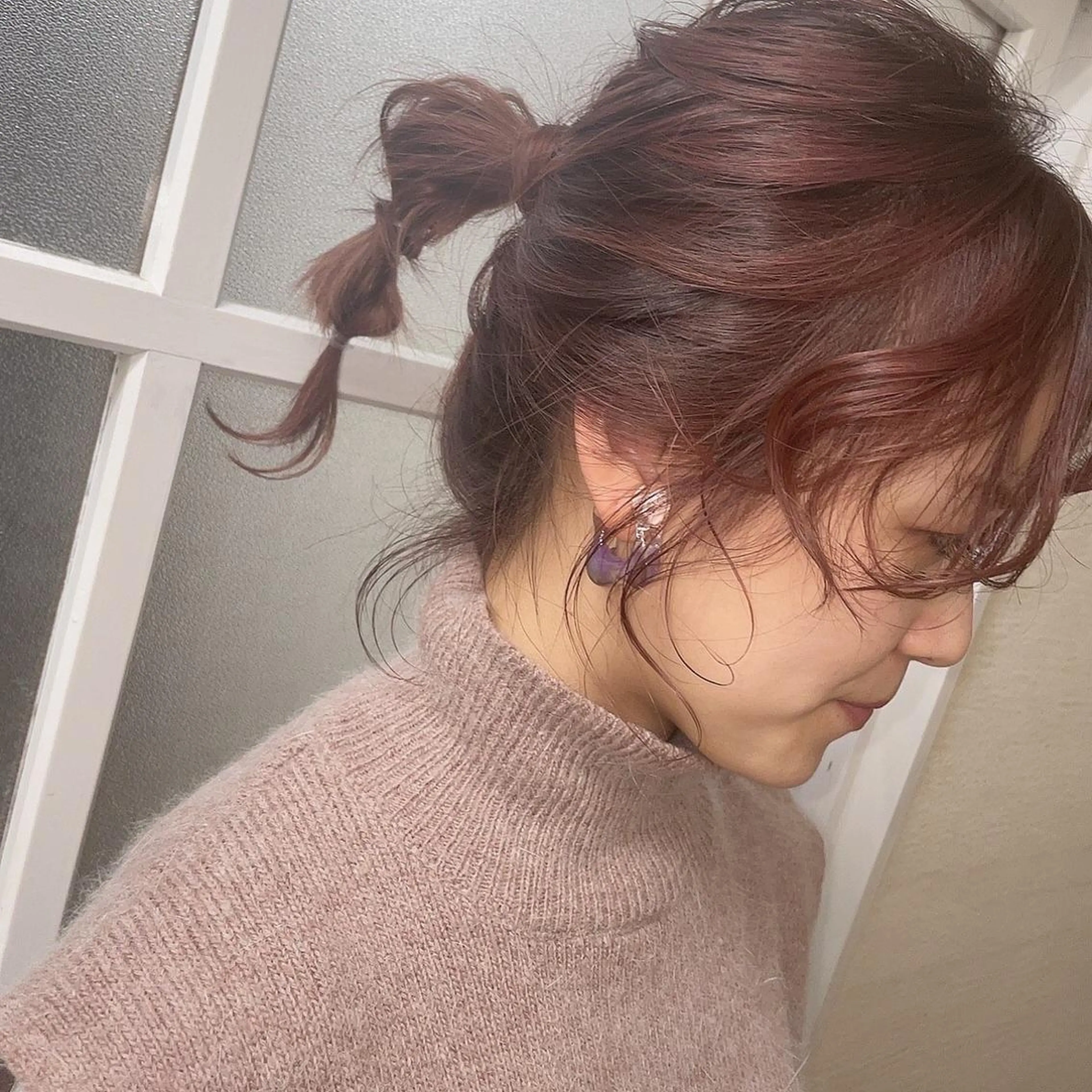 カラー ヘアアレンジ 堀谷 彩花のヘアスタイル