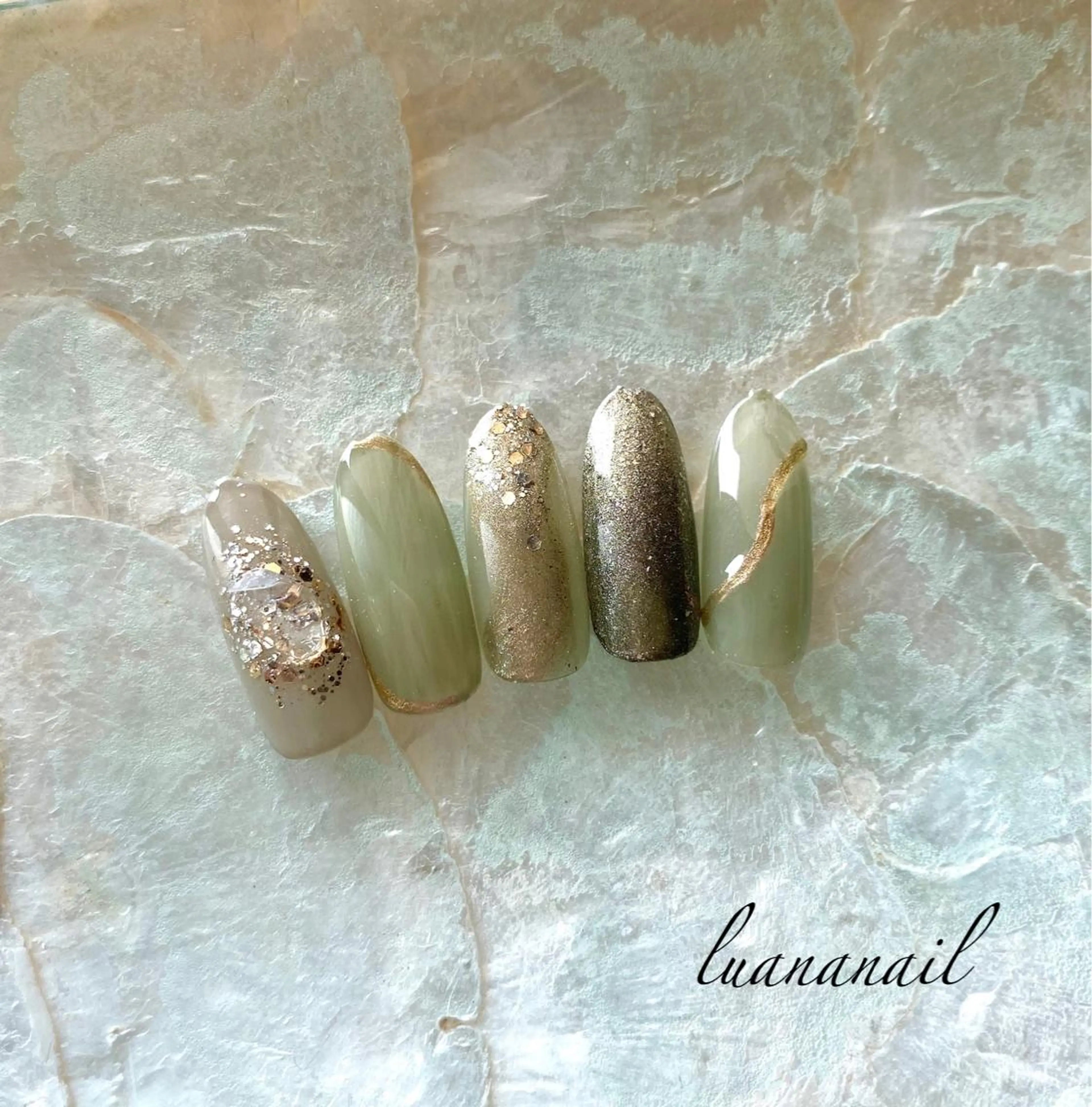 ネイル ニュアンスネイル ハンドネイル luana nailのネイルデザイン