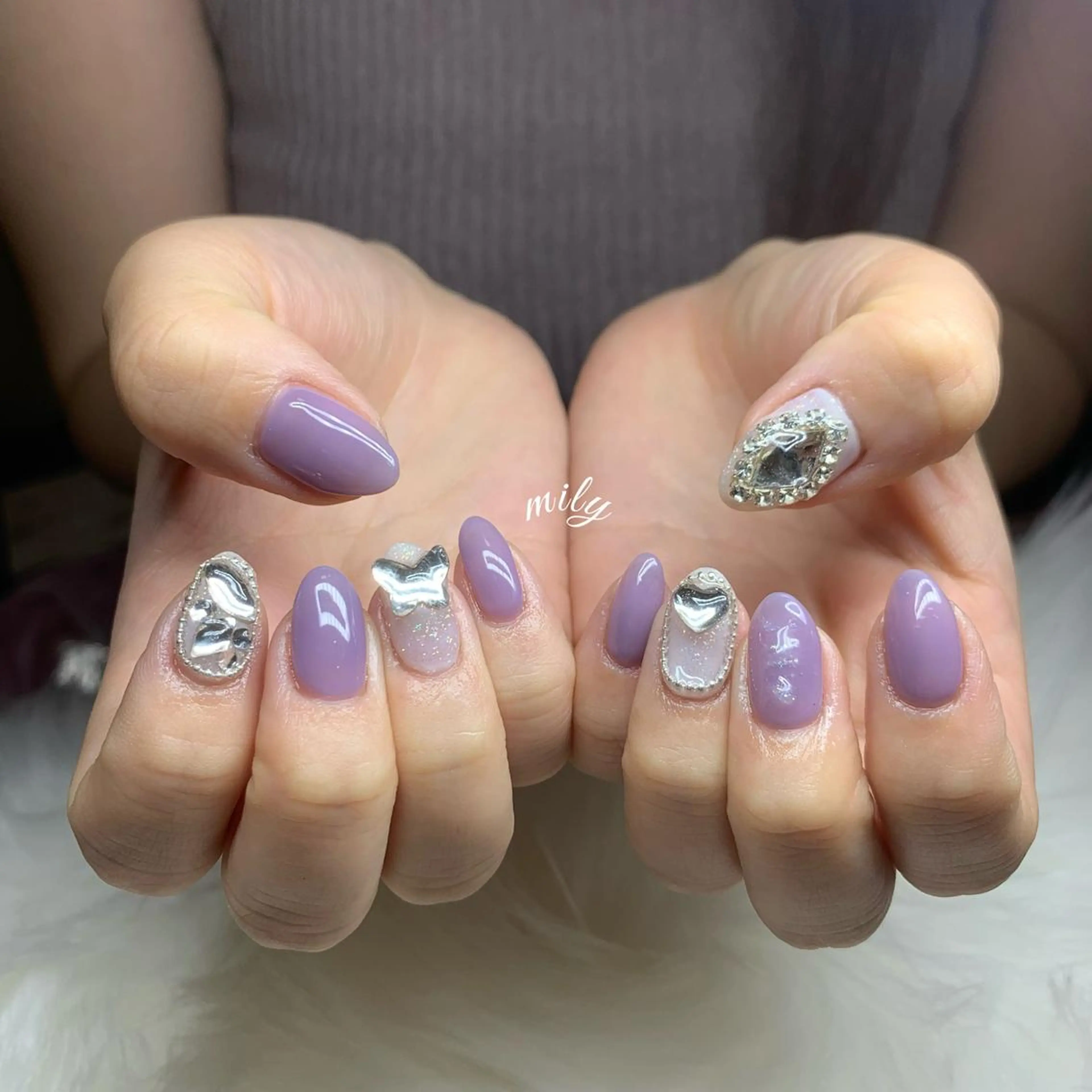 ネイル mily_harajuku所属・韓国ネイル☁️ haruna🌛のネイルデザイン