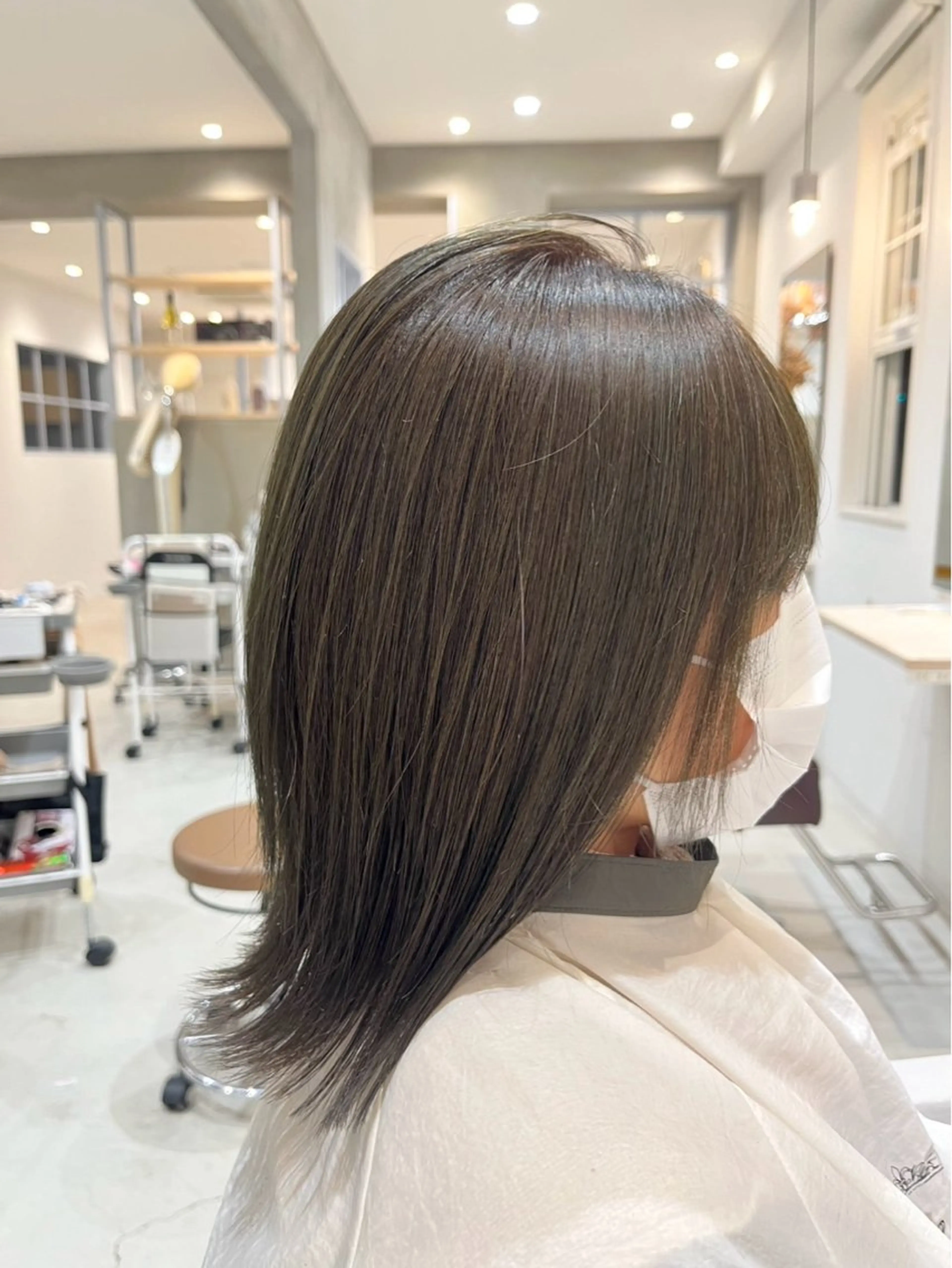 カラー 透明感カラー ハイライトカラー 髪質改善 ヘアカラー ukyo/カラー/ ブリーチ/ハイライトのヘアスタイル