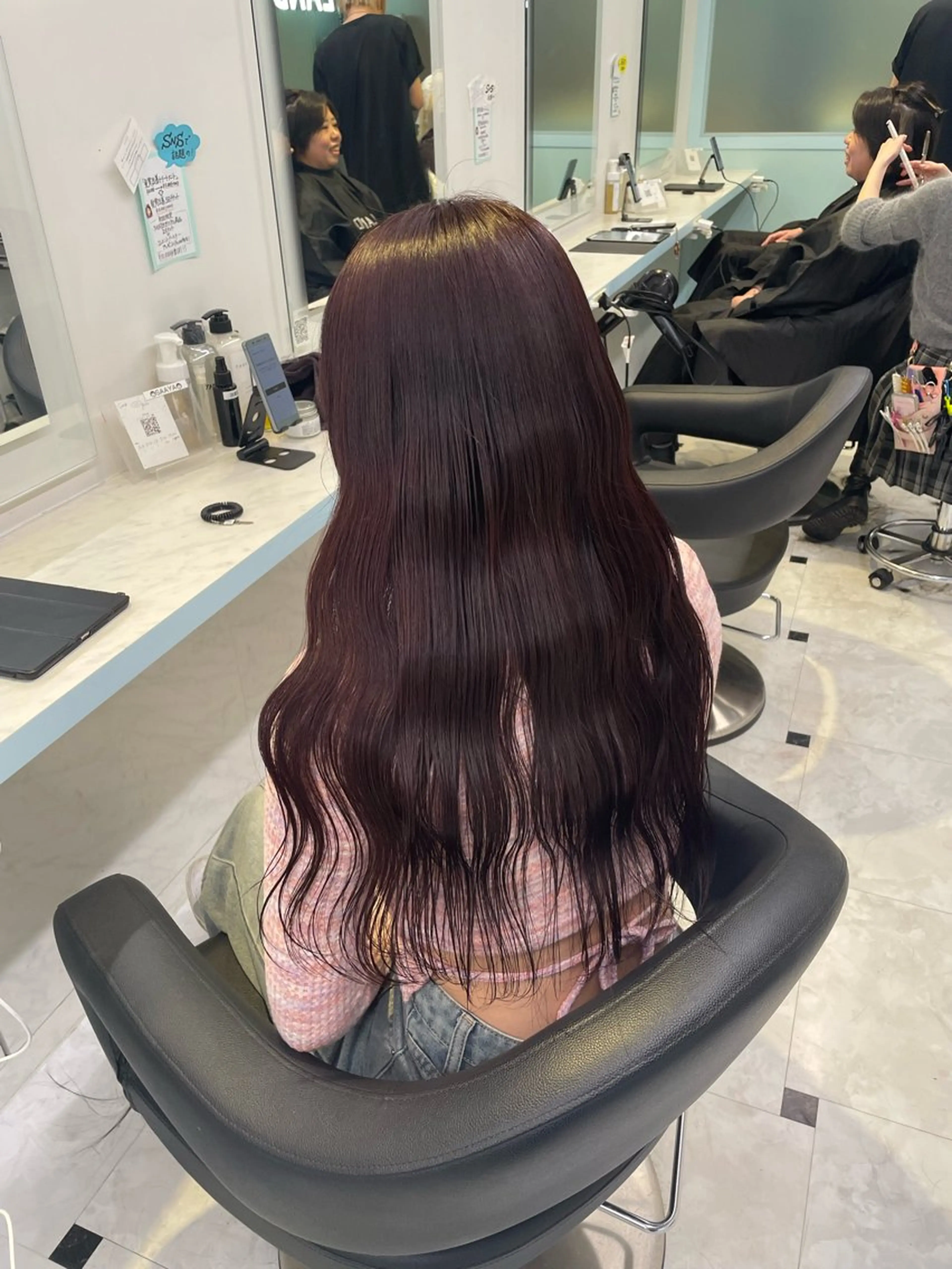 ロング カラー 🇰🇷韓流暖色ヘア 🍒saaya🍒のヘアスタイル