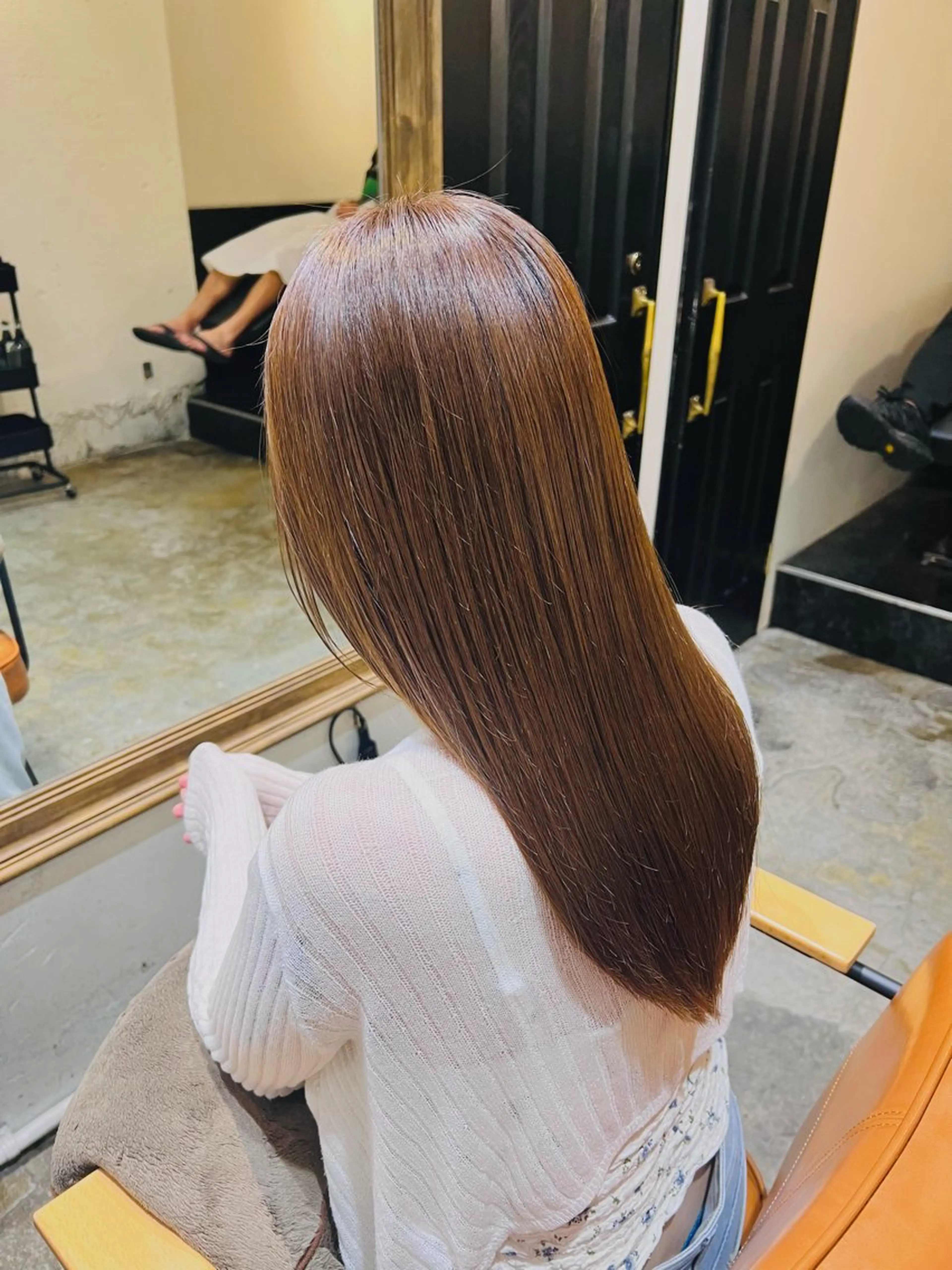 ロング カラー トリートメント パーソナル診断 髪質改善TRのヘアスタイル