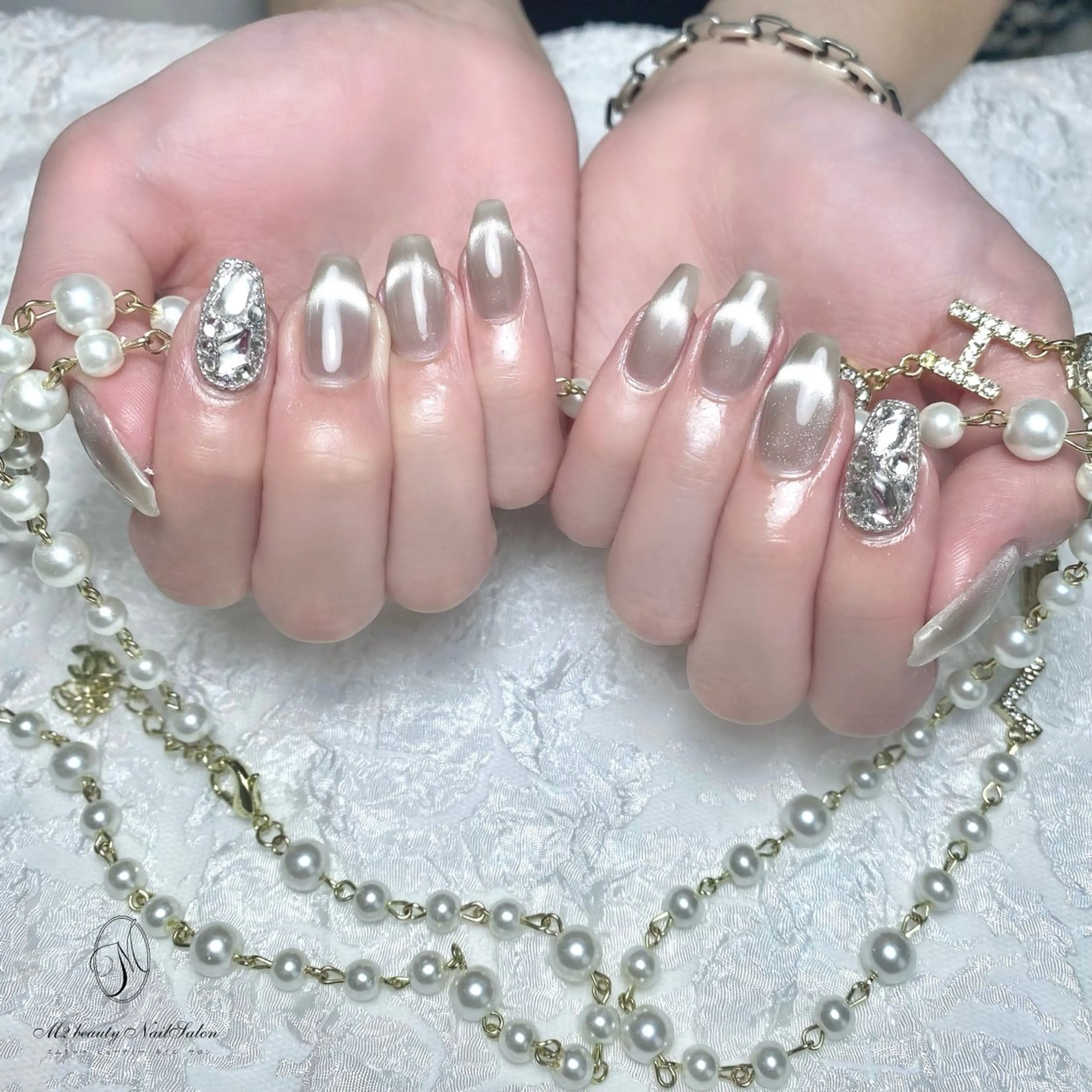 ネイル マグネットネイル M2 beauty Mayuのネイルデザイン