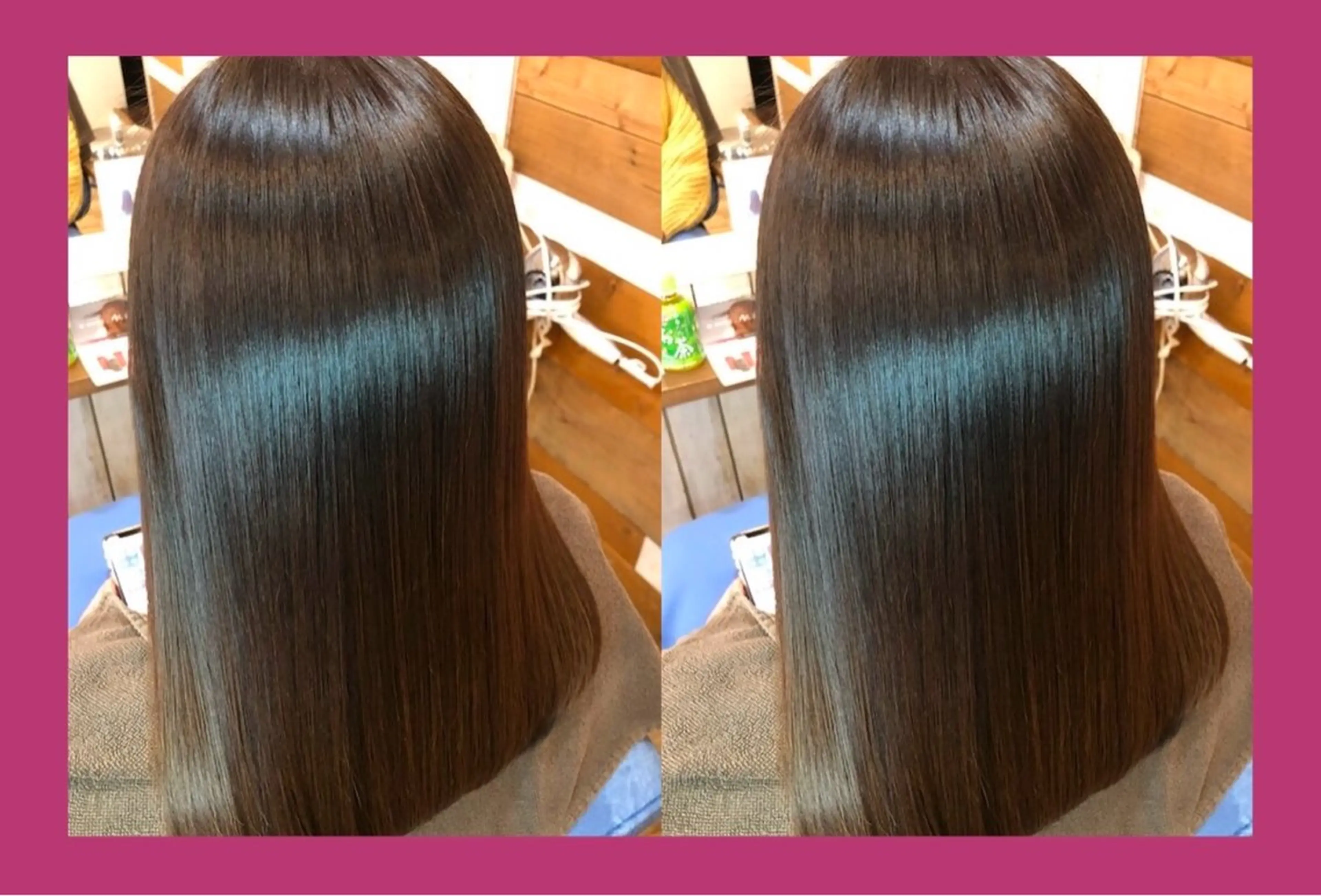 セミロング カラー トリートメント 髪質改善/ハイトーン /茅ヶ崎/YUUKAのヘアスタイル