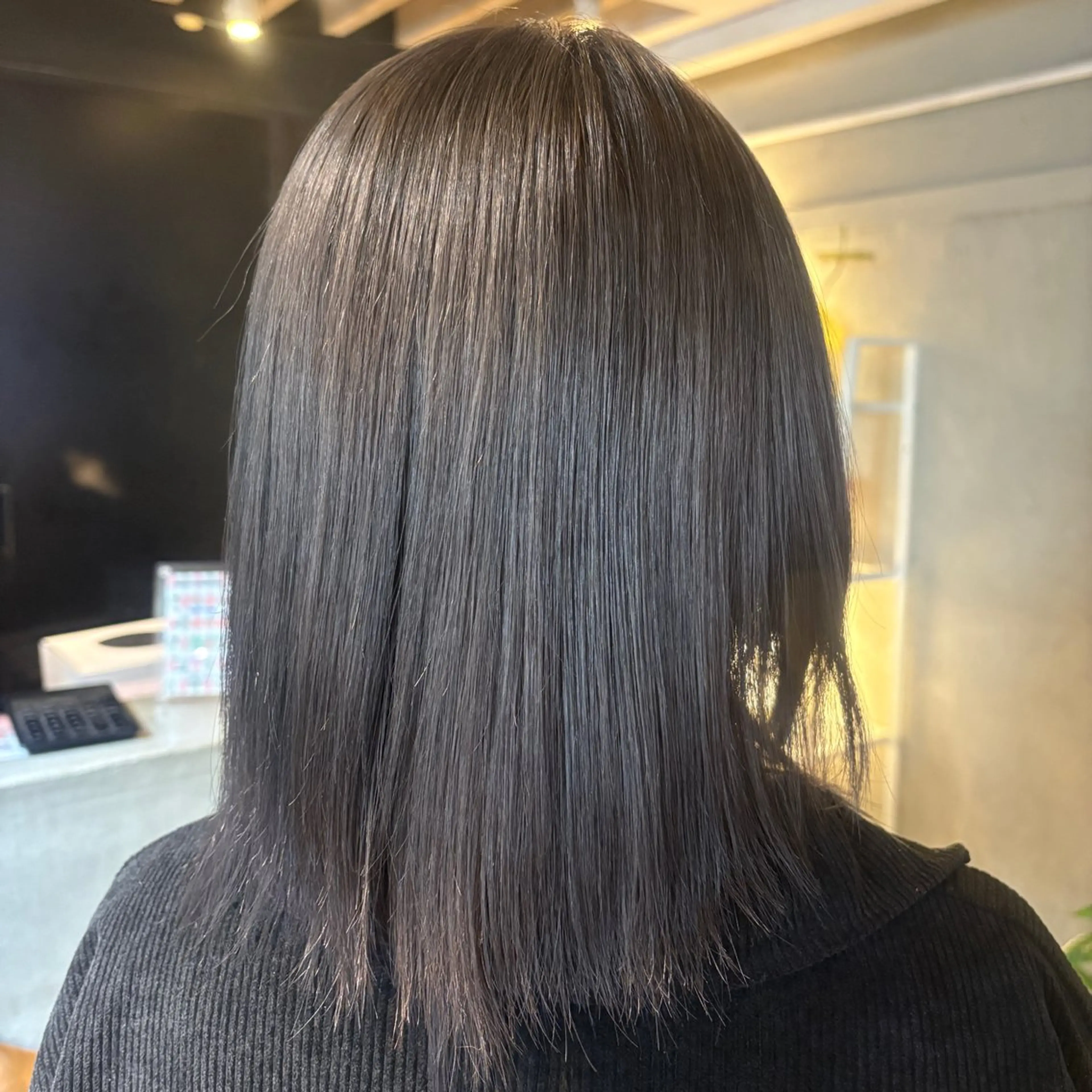 セミロング カラー ヘアカラー トリートメント ヘアセット 🫧ハイトーン×艶 カラー🫧 Rionのヘアスタイル