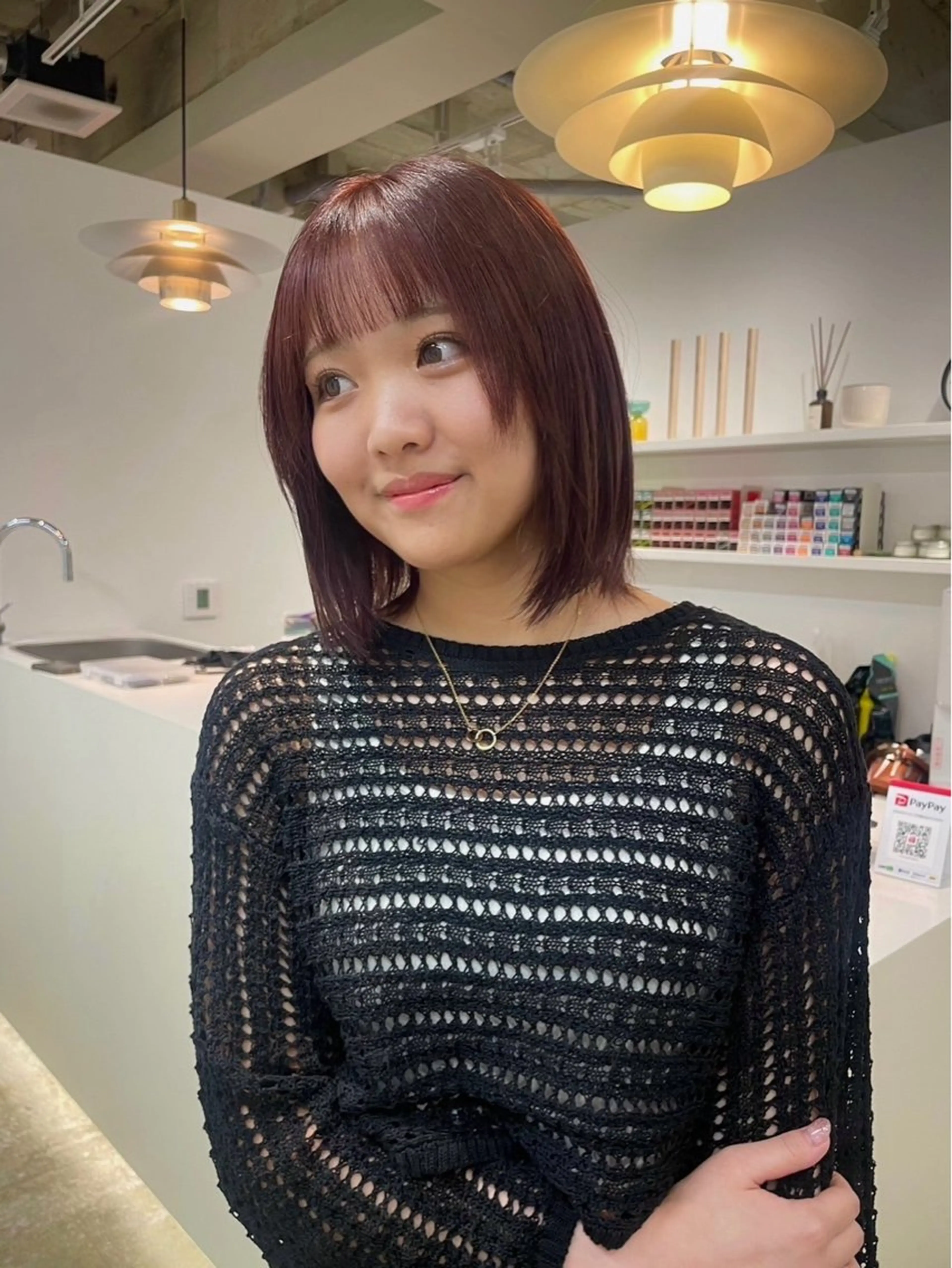 ショート カラー ヘアカラー トリートメント 𝘚𝘶𝘻𝘶 𓂃𓈒𓏸のヘアスタイル