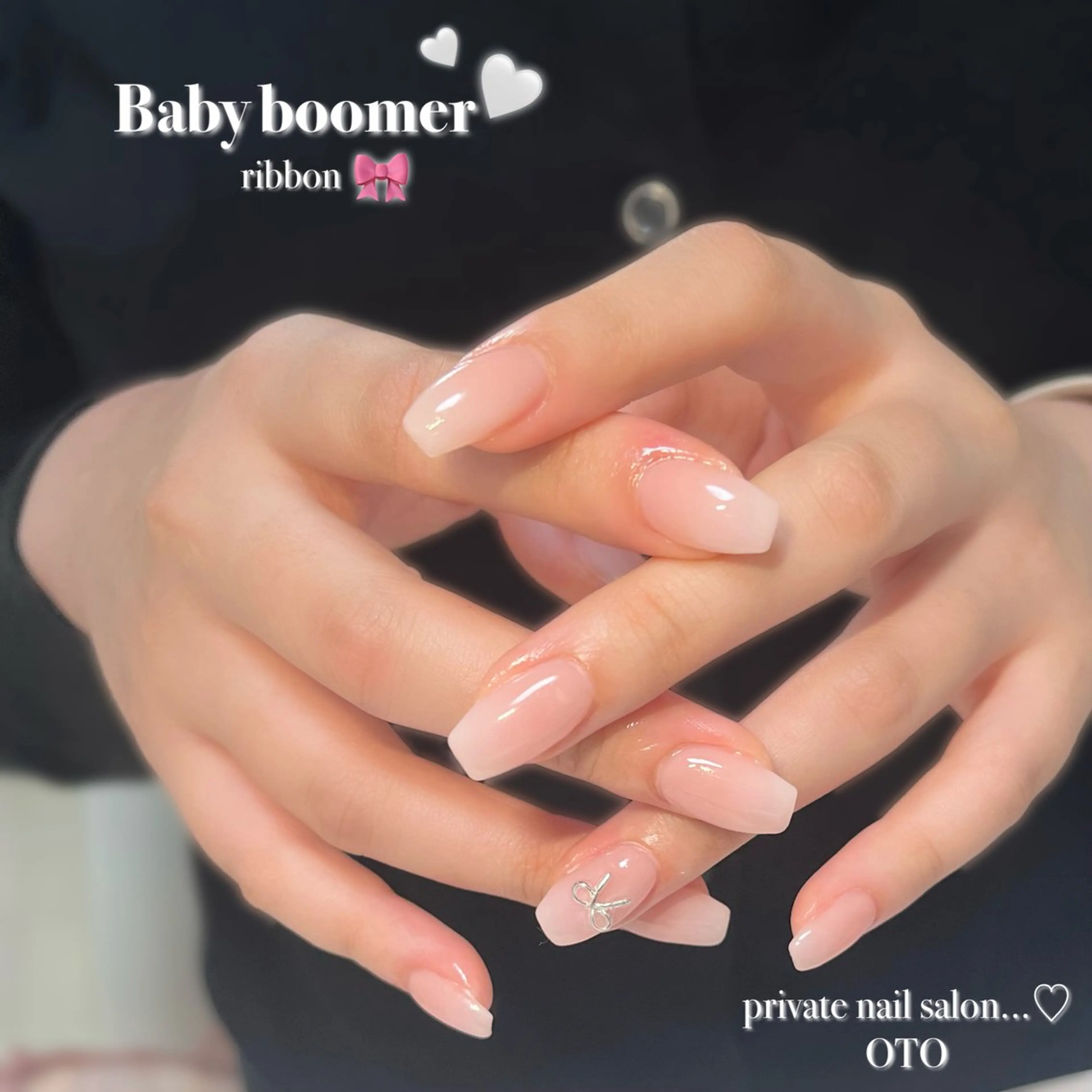 ネイル リボン ハンドネイル ayaca ♡のネイルデザイン