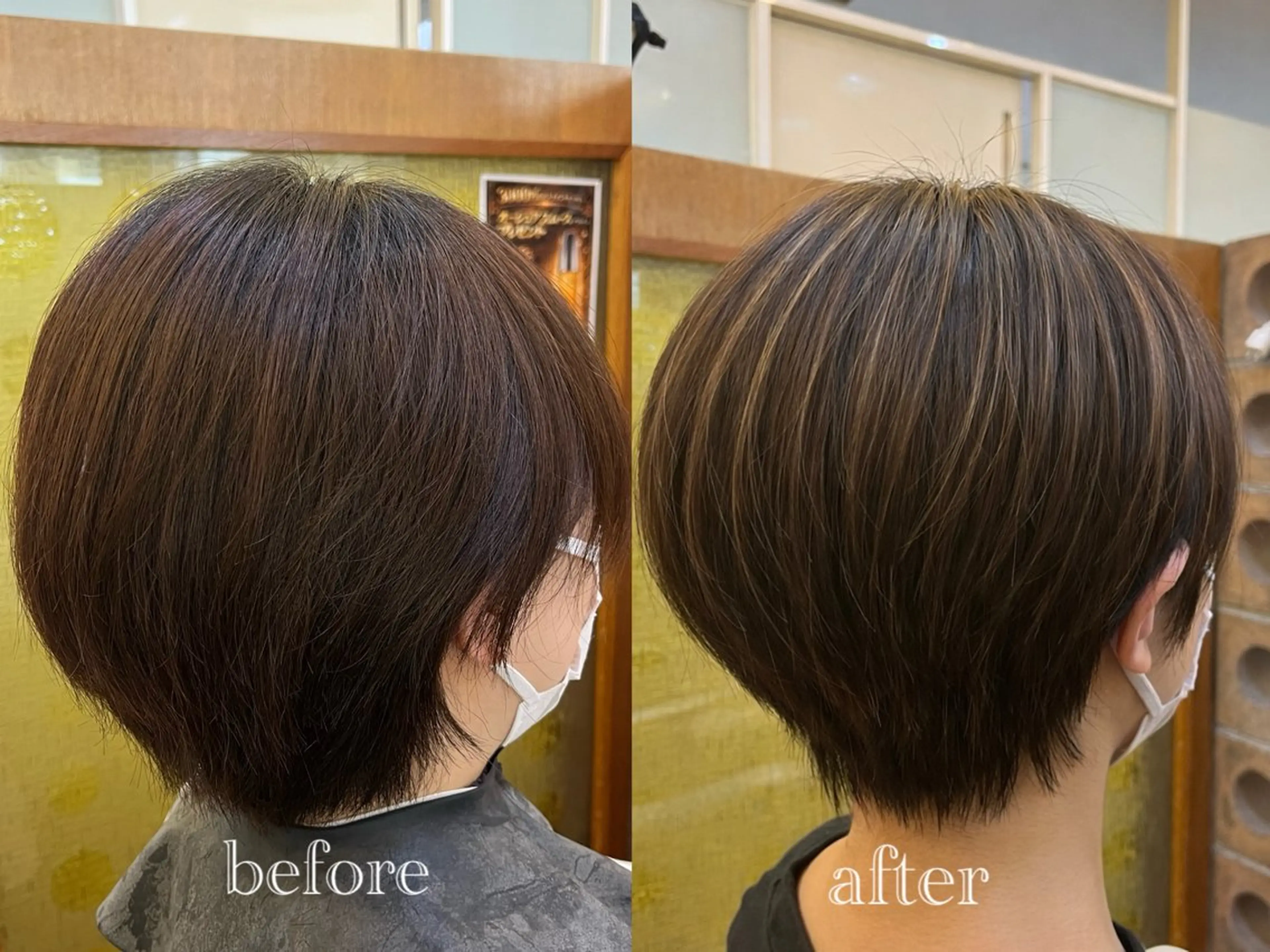 ショート カラー ワンレンボブ ショートボブ ベージュカラー ブリーチ ケアブリーチ カット ヘアカラー 🥀透明感カラー/ 髪質改善🥀ユイキのヘアスタイル