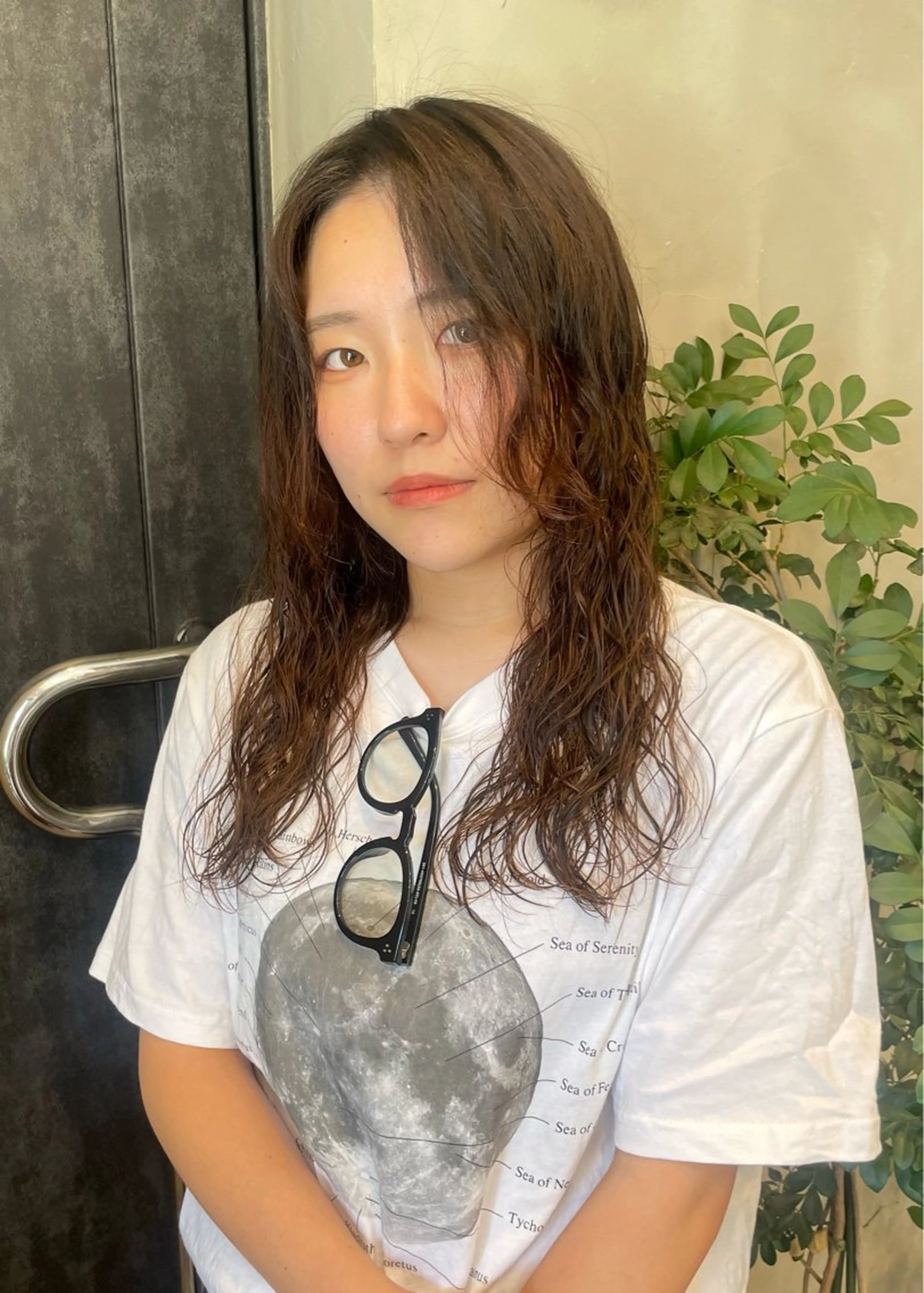 ロング パーマ 髙杉 舞羽のヘアスタイル