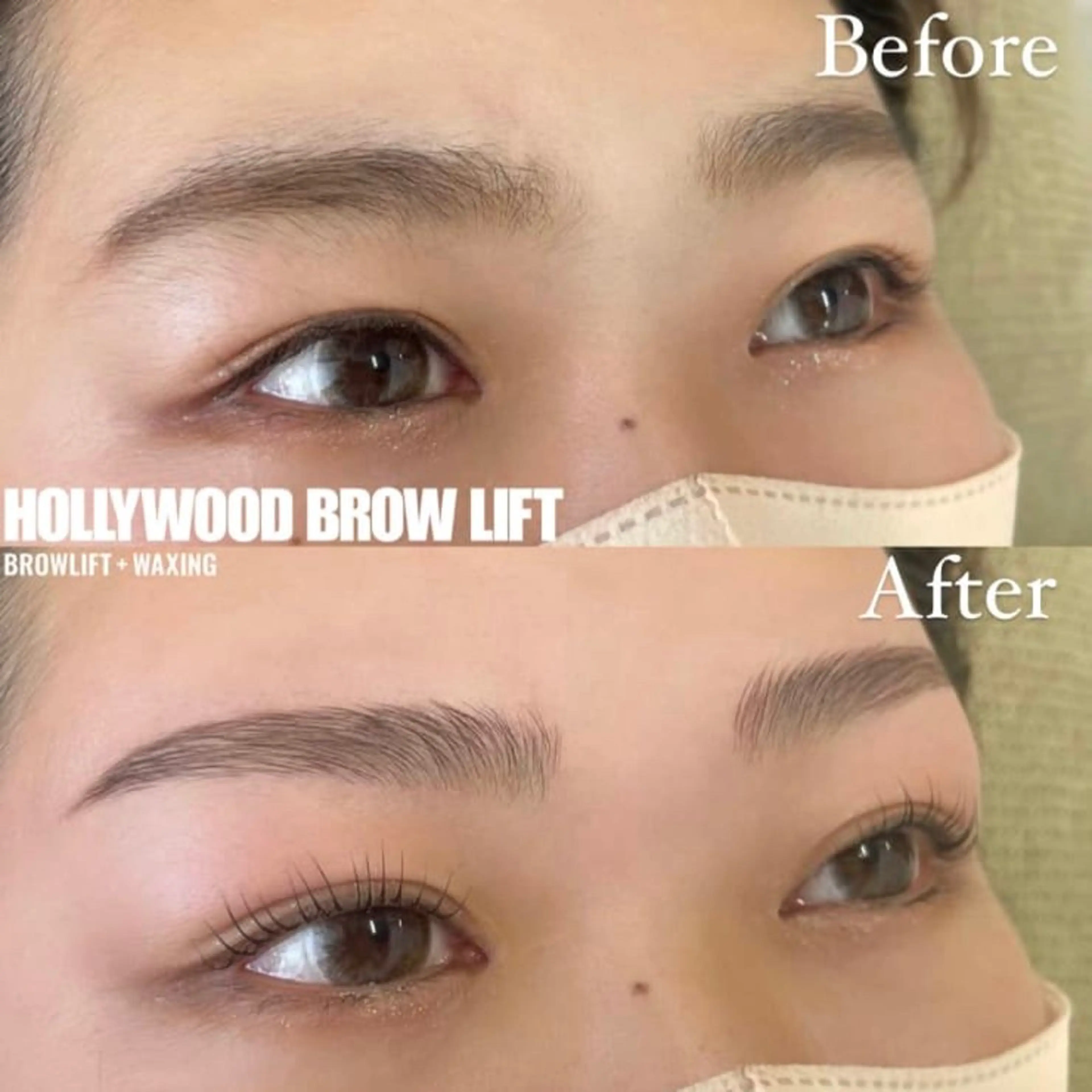 アイブロウ ハリウッドブロウリフト ハーブピーリング/韓国肌管理/フェイシャル/毛穴洗浄/眉毛/顔脱毛【糸脱毛専門】rev所属・ハーブピーリング専門 毛穴洗浄❤️眉waxのエステ・リラクイメージ