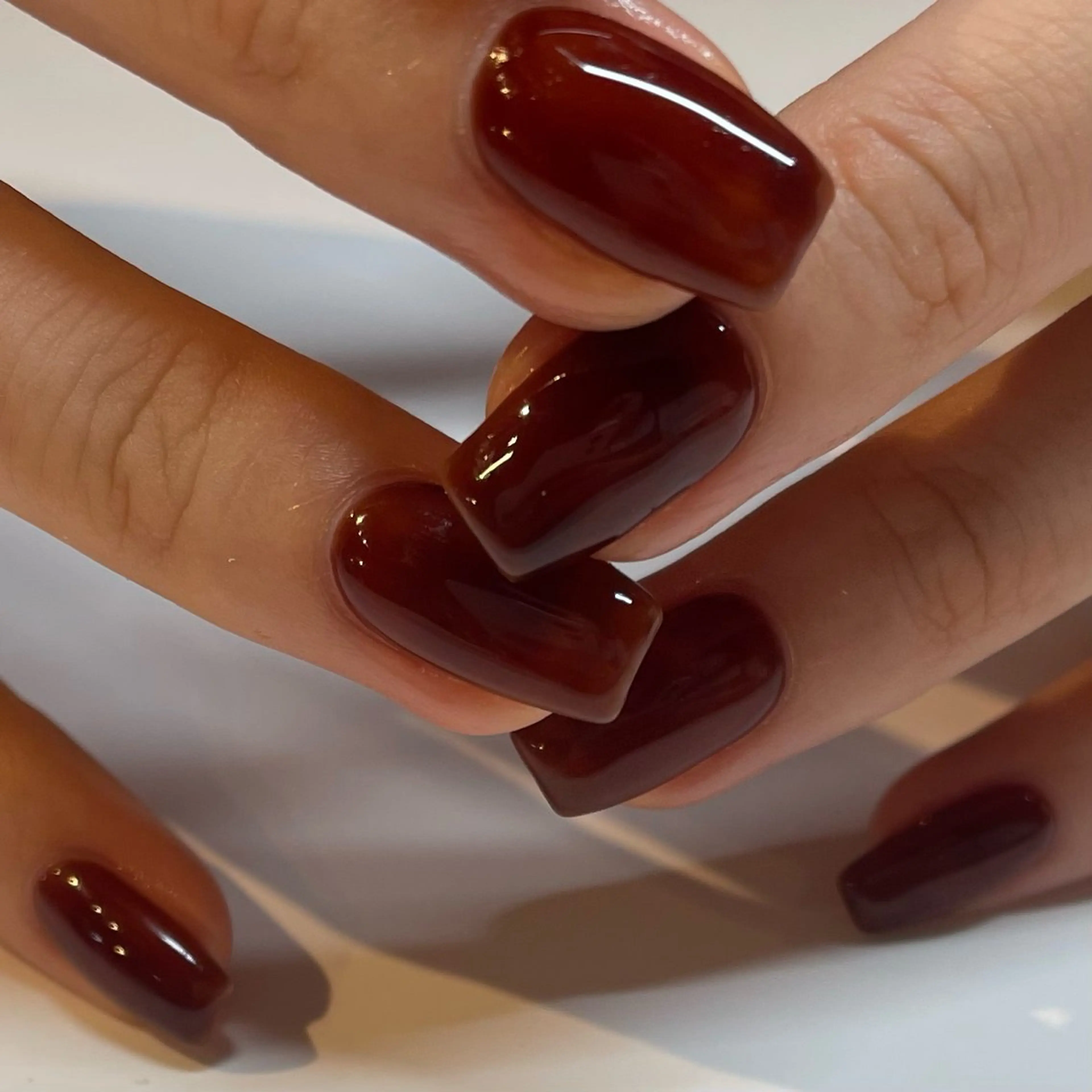 ネイル ボルドー Manon Yuiのネイルデザイン