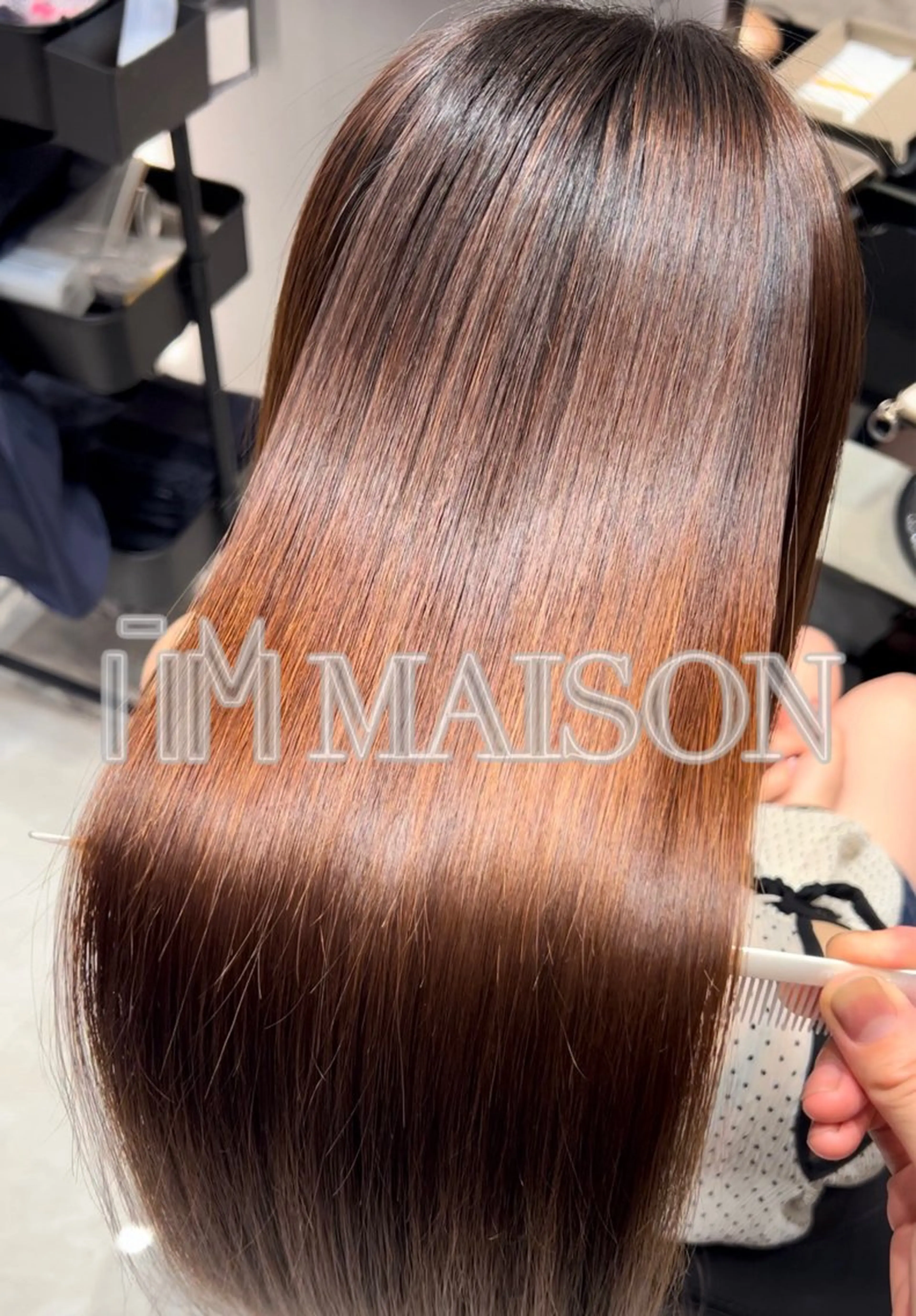 ロング 美髪矯正/髪質改善 /艶髪/千田理名🪞のヘアスタイル