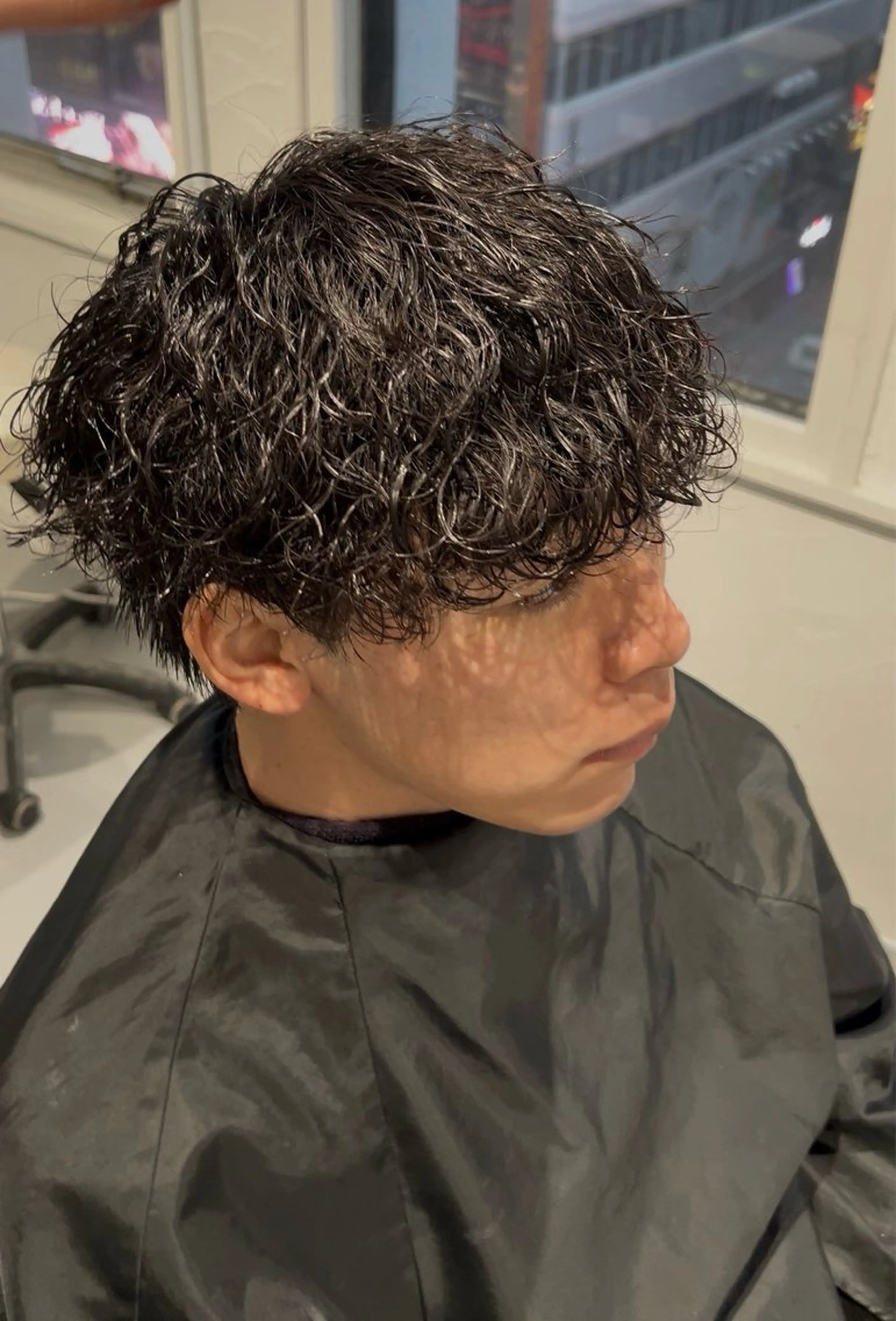 パーマ メンズ メンズパーマ 波巻きパーマ カット パーマ メンズ専門 星雅哉のヘアスタイル