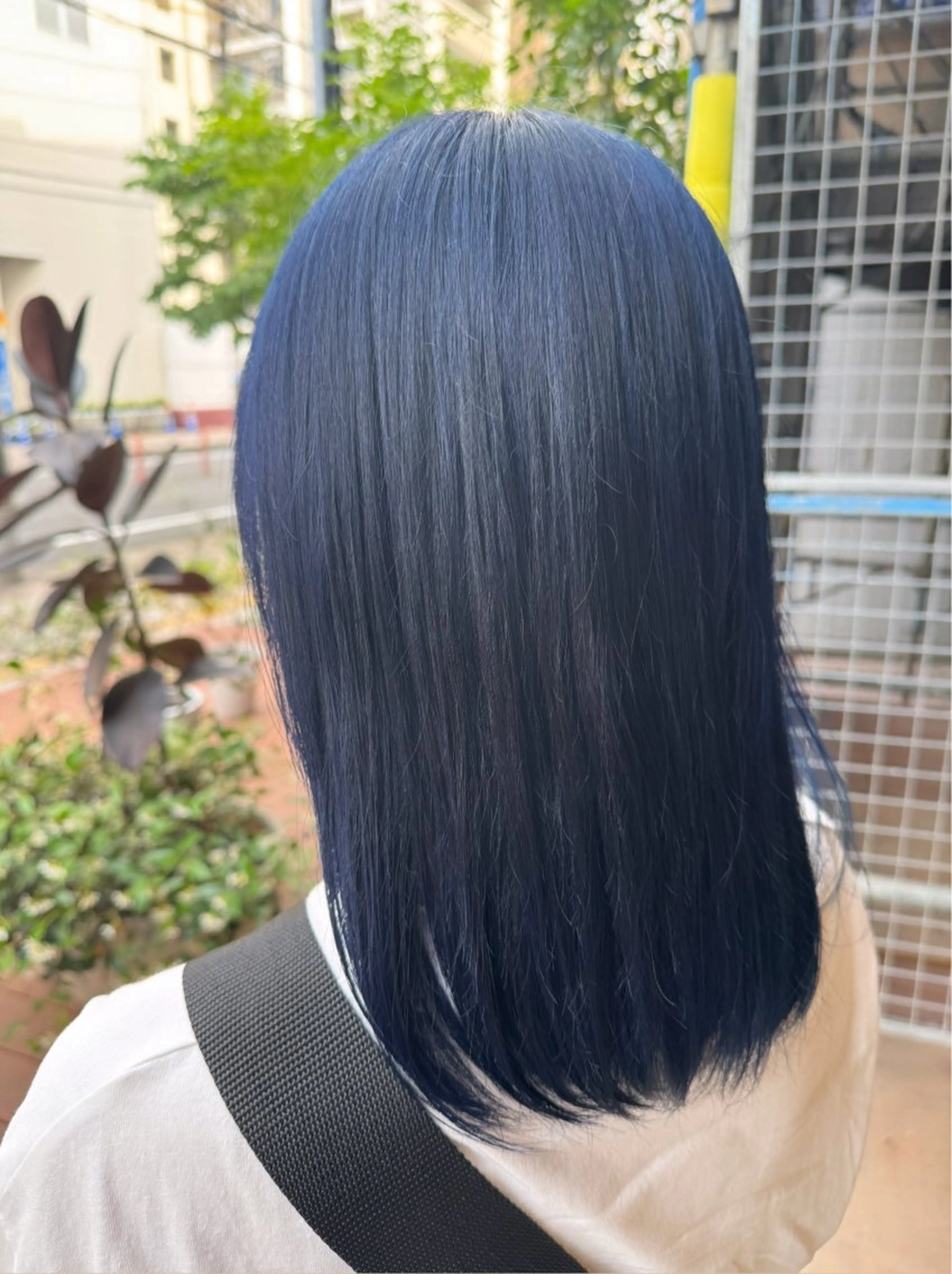 ロング カラー ブルーカラー ネイビーカラー ヘアカラー トリートメント 🫧🧸カラーヘアメ 🫧MIO🧸🫧のヘアスタイル