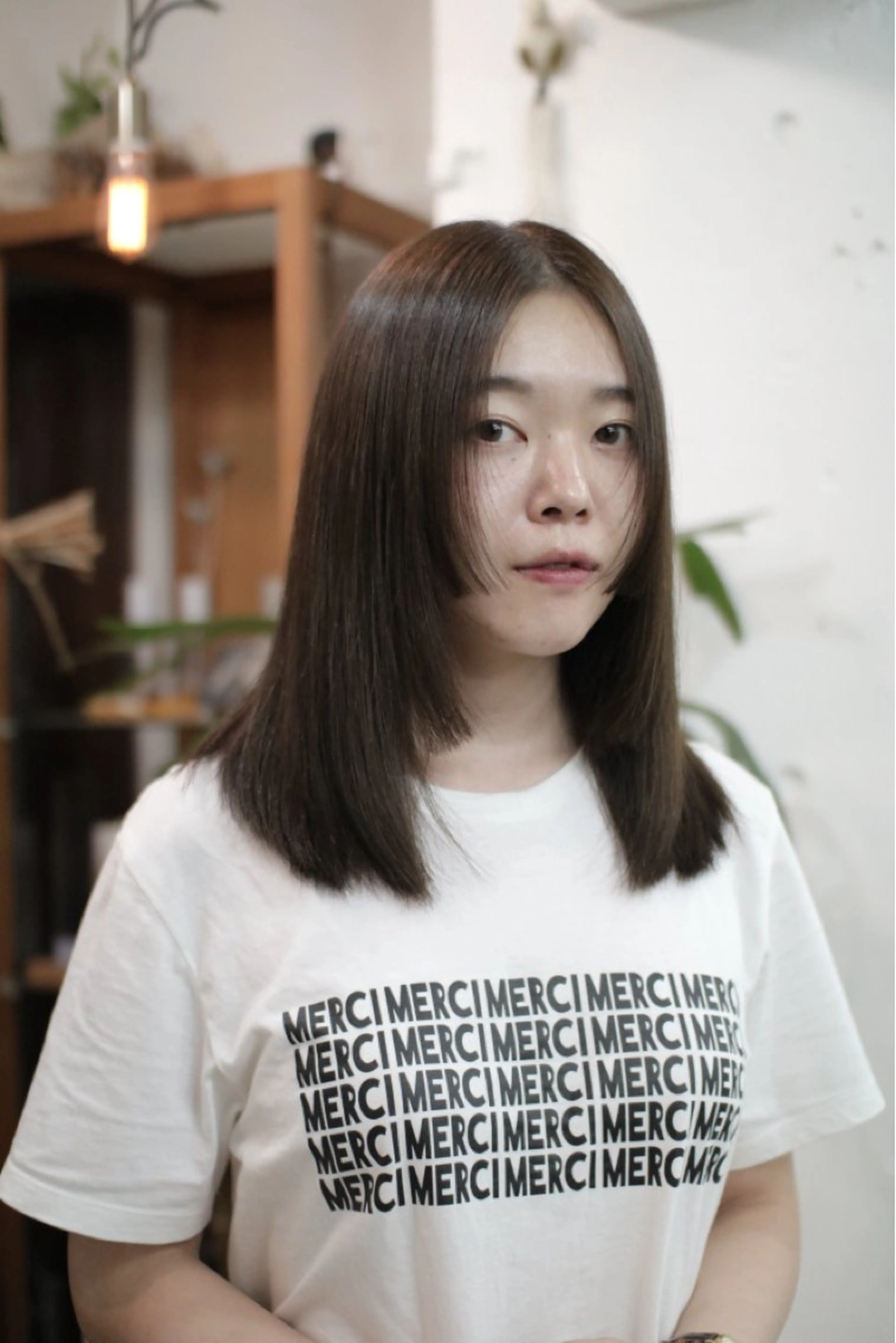 セミロング カラー カット ヘアカラー トリートメント 木村陸弥 似合わせ 透明感カラー🌿のヘアスタイル