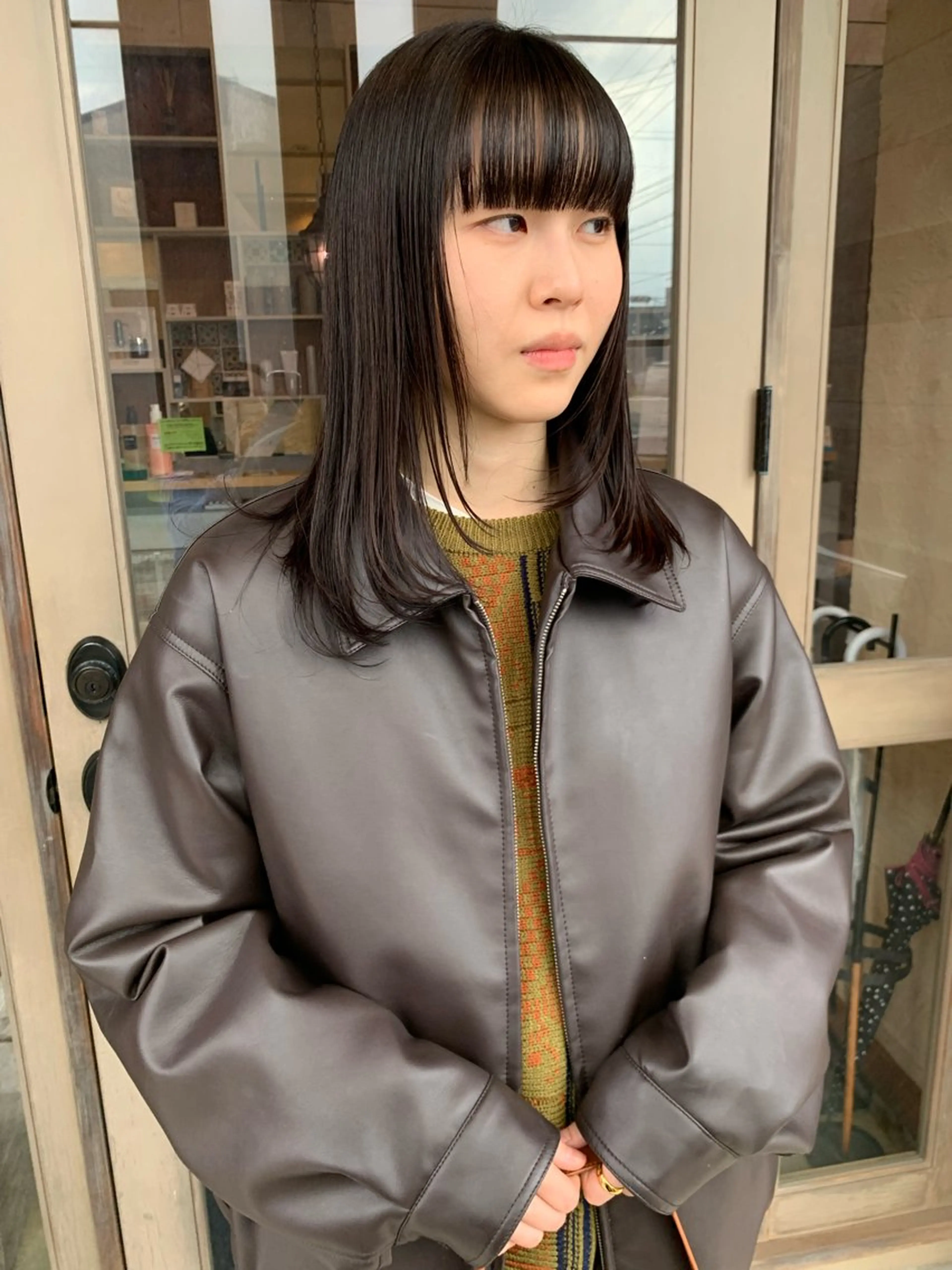 ロング カワサキ マホのヘアスタイル