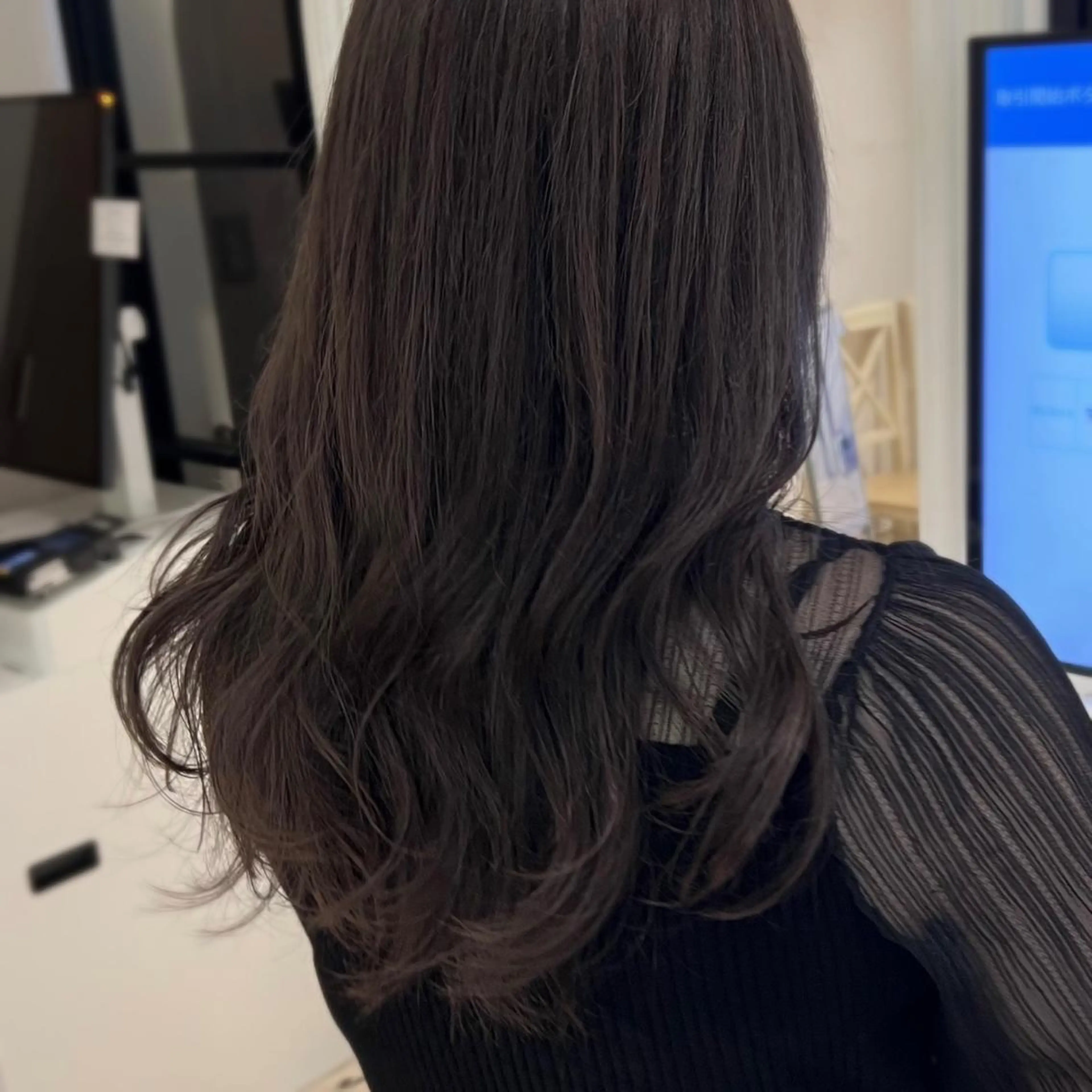 セミロング レイヤーカット 🧡くびれヘア/前髪 顔周り🧡久原結衣のヘアスタイル