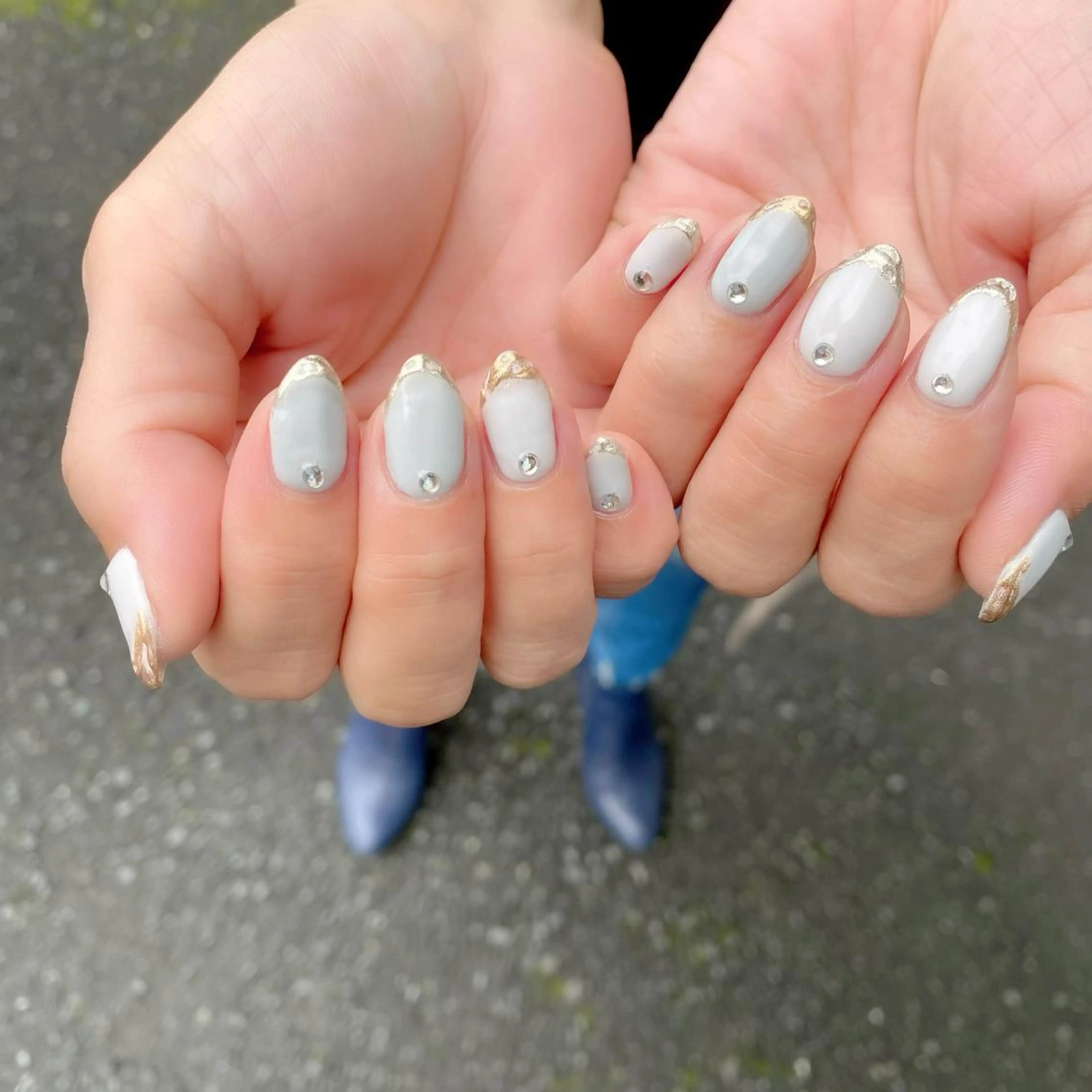 ネイル フレンチネイル マットネイル ミラーネイル Salon Ｋのネイルデザイン