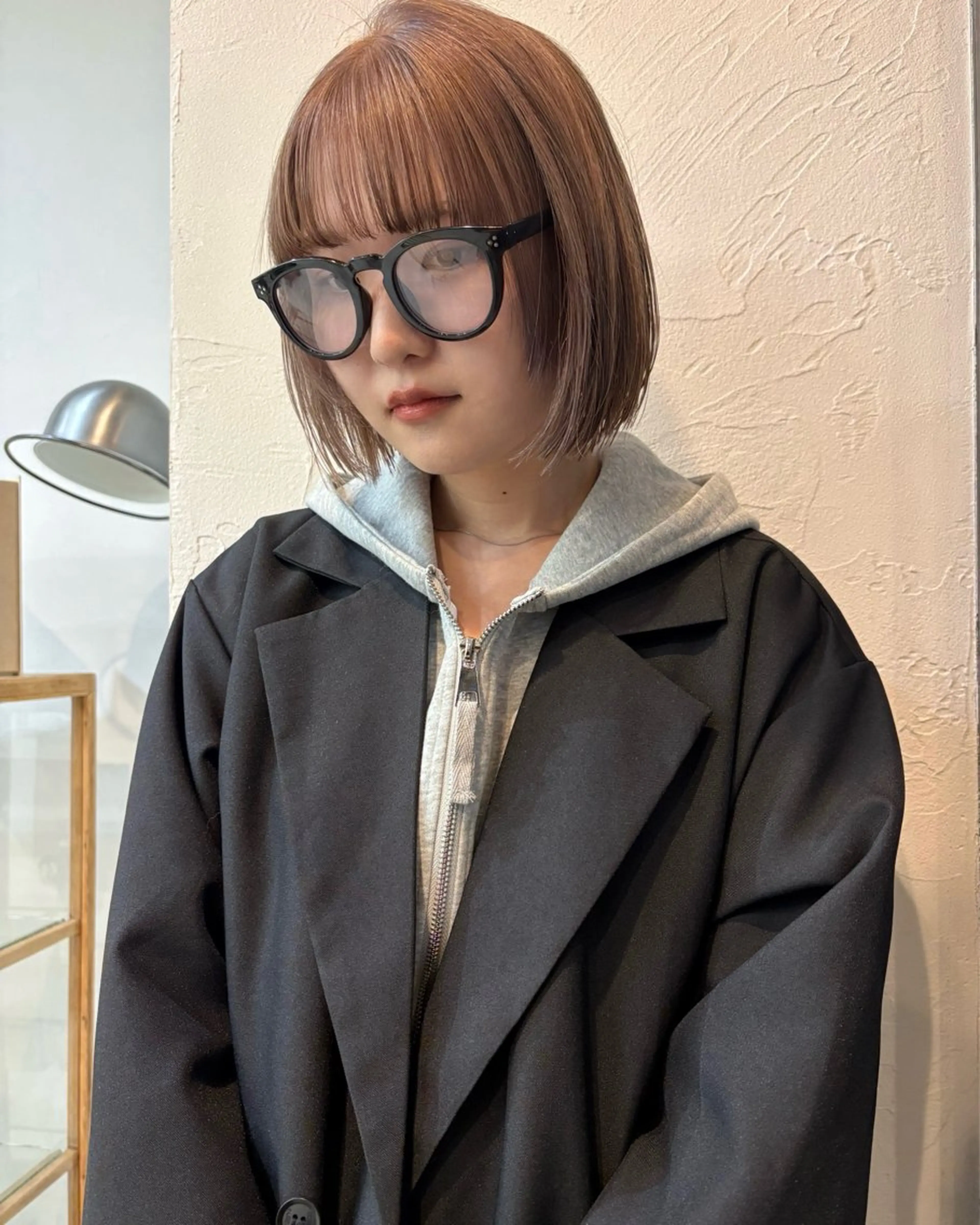 ミディアム 成澤 凜花のヘアスタイル