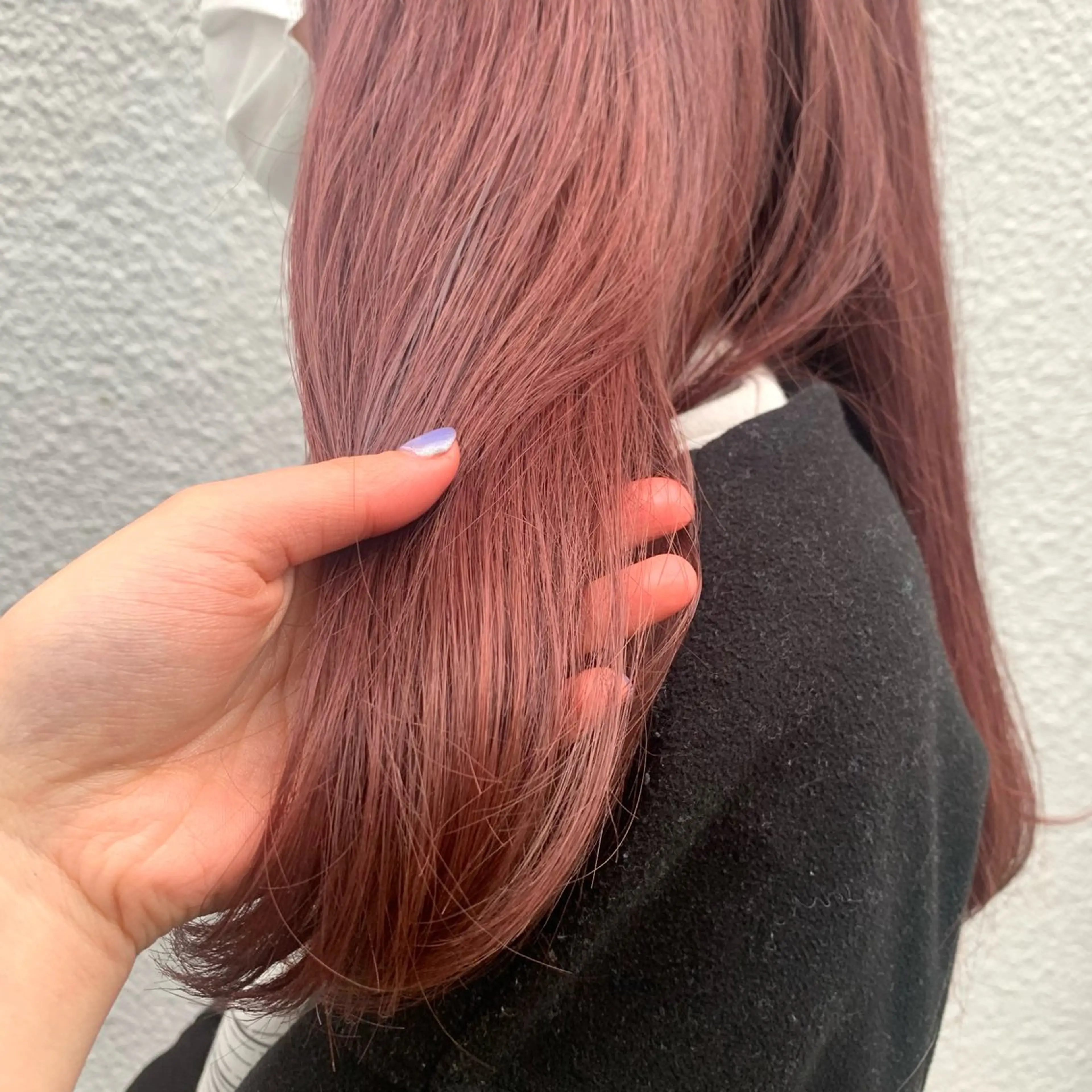 ロング カラー ブラウンカラー ピンクカラー ピンクブラウン ヘアカラー kaze代官山 🪽kanameのヘアスタイル