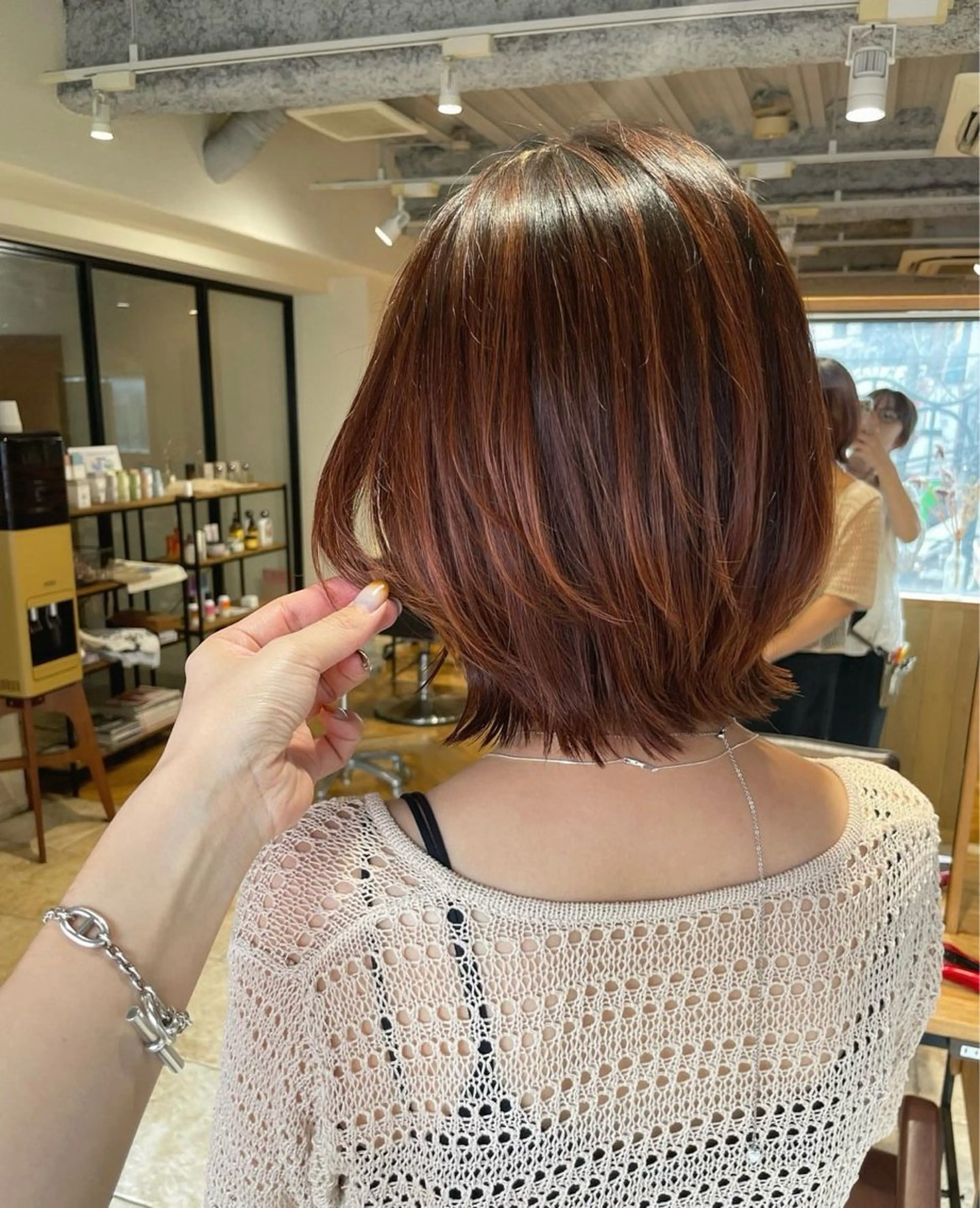 ショート カラー レイヤー／髪質改善／ 銀座／CHIEのヘアスタイル