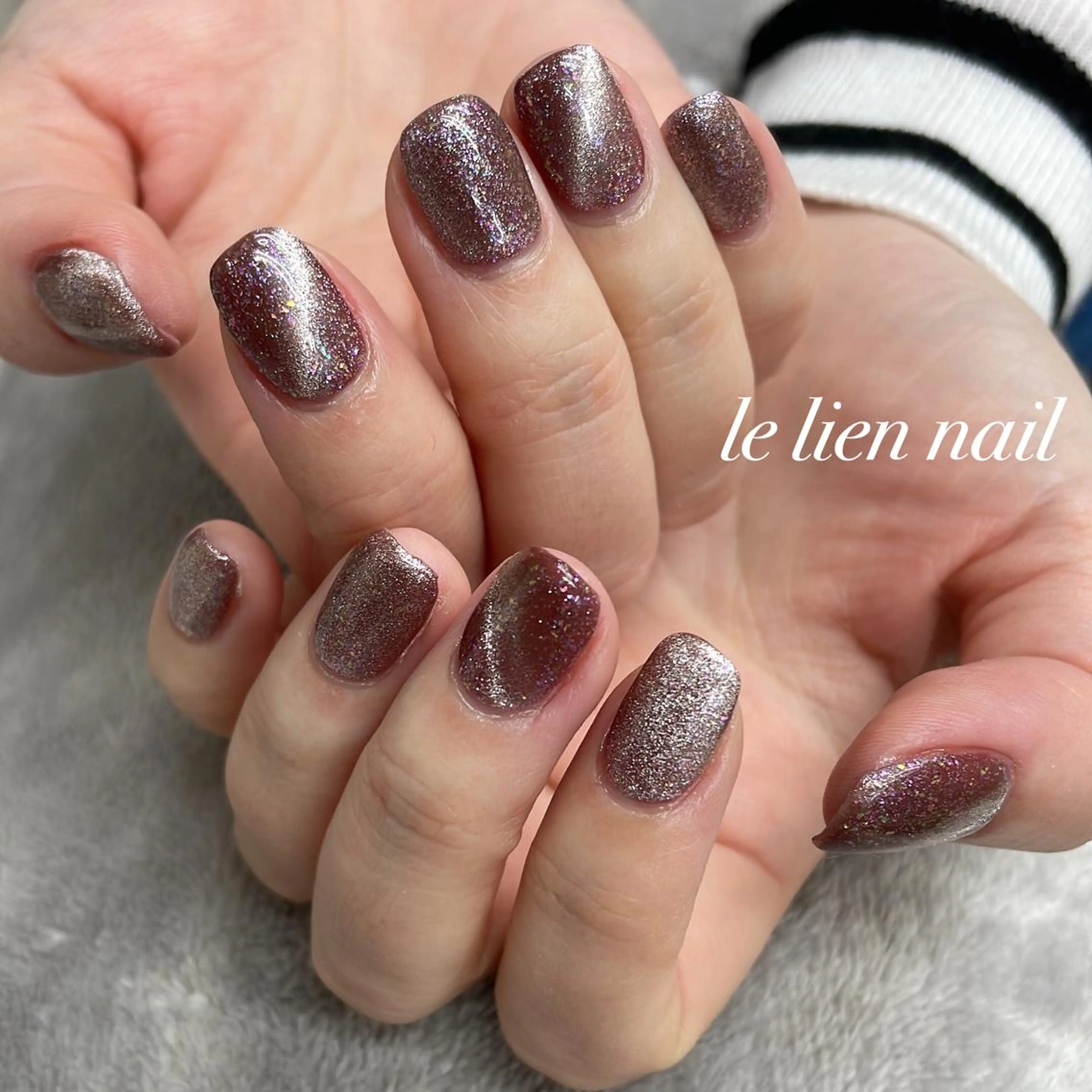 ショート le lien nailのネイルデザイン