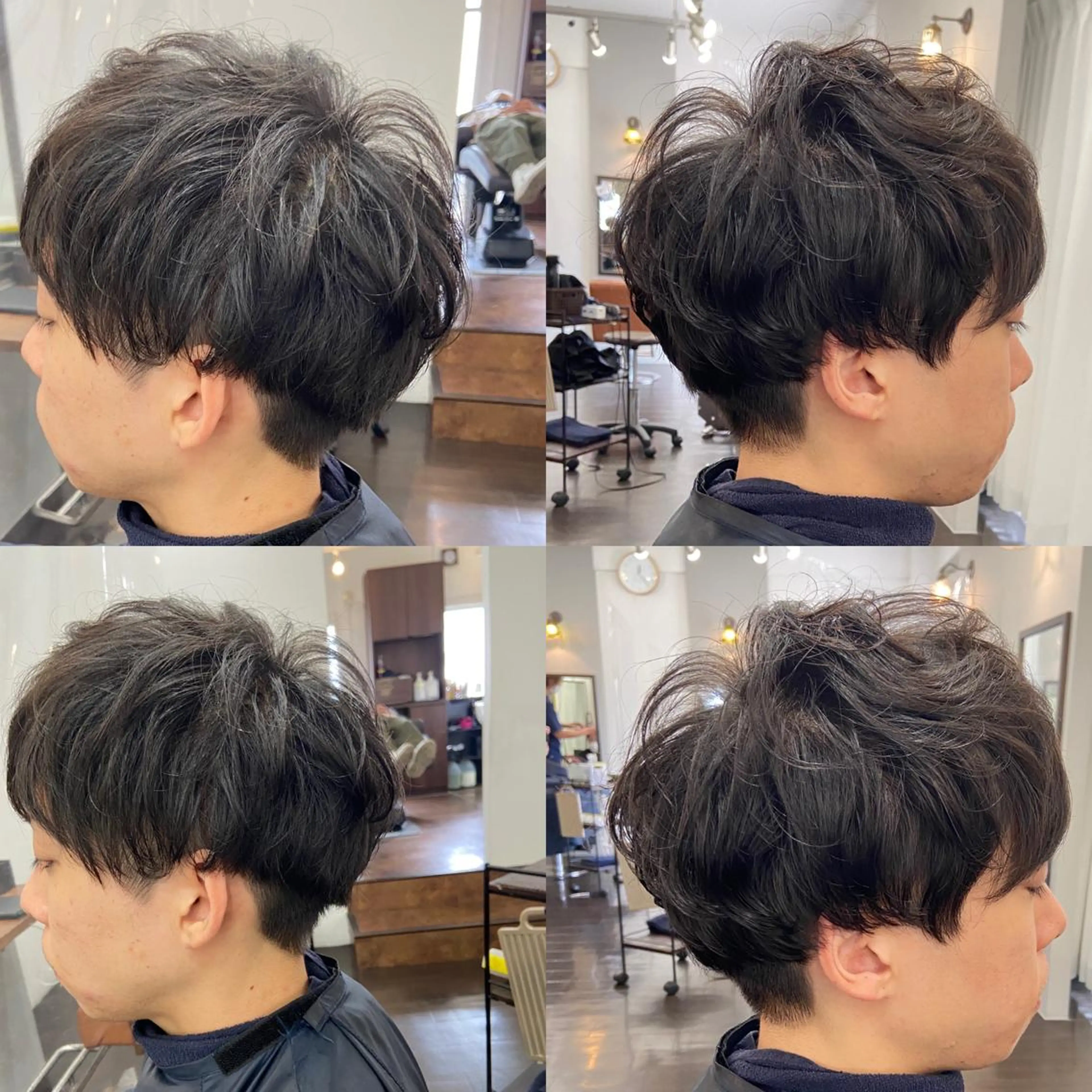 ショート カラー パーマ ヘアアレンジ メンズ キッズ ネイル マツエク・マツパ 子どものヘアアレンジ メンズバレイヤージュ メンズハイライト メンズインナーカラー メンズ韓国風 久木原 ゆりのヘアスタイル