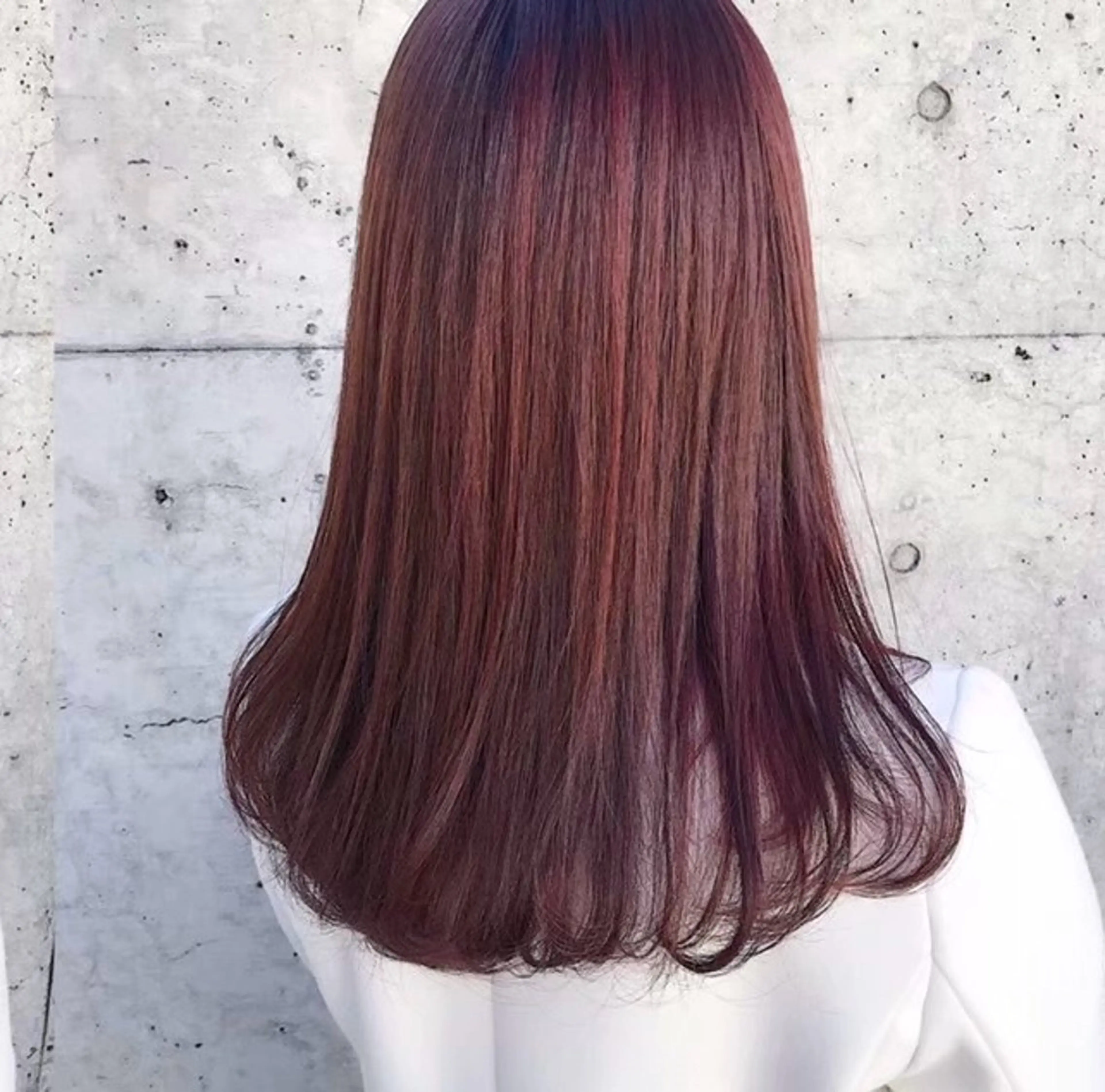 セミロング SUZU‎🦋 似合わせ艶カラーのヘアスタイル