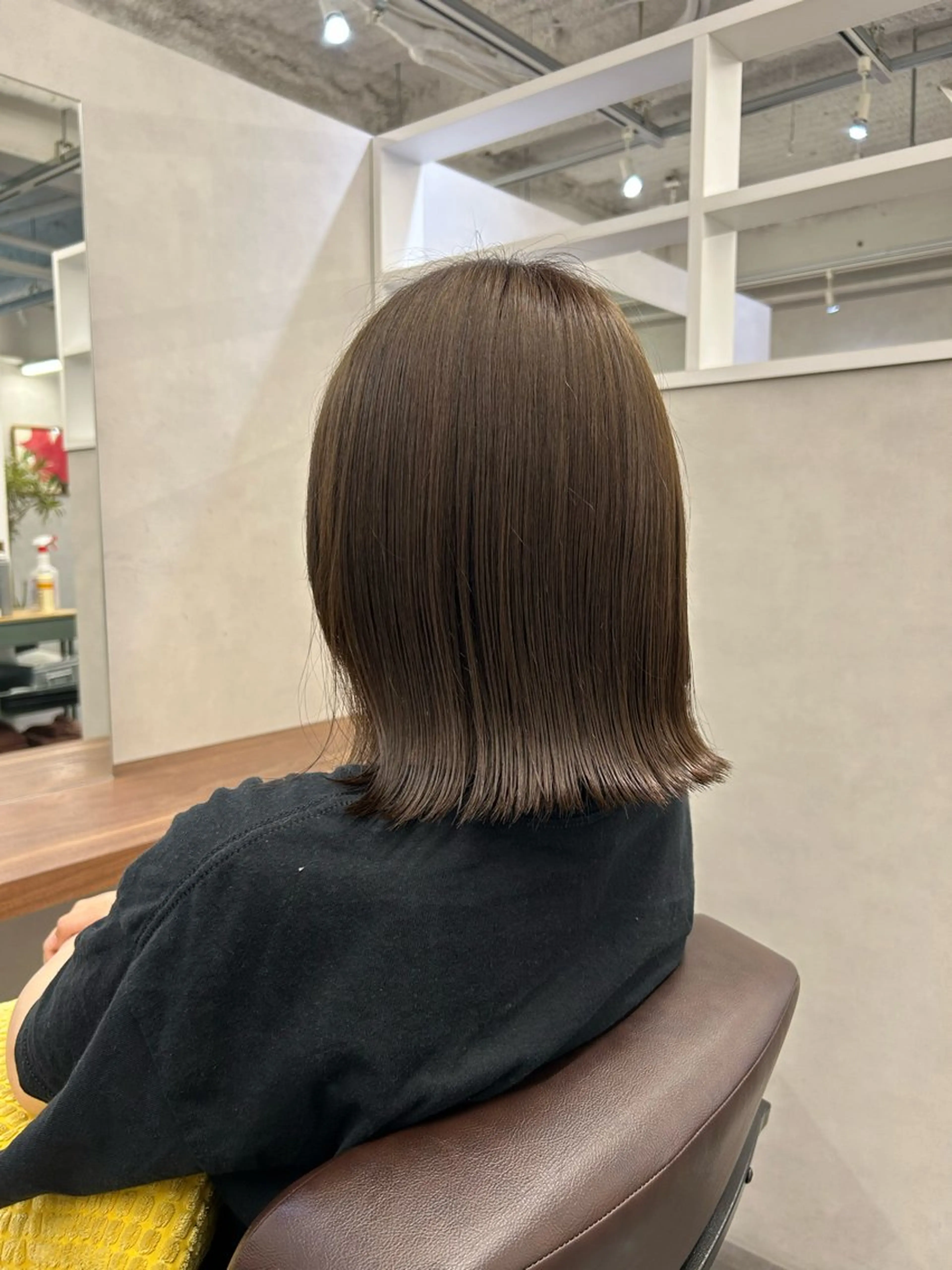 ミディアム カラー 縮毛矯正モデル募集中 /西梅田/筒井大翔のヘアスタイル