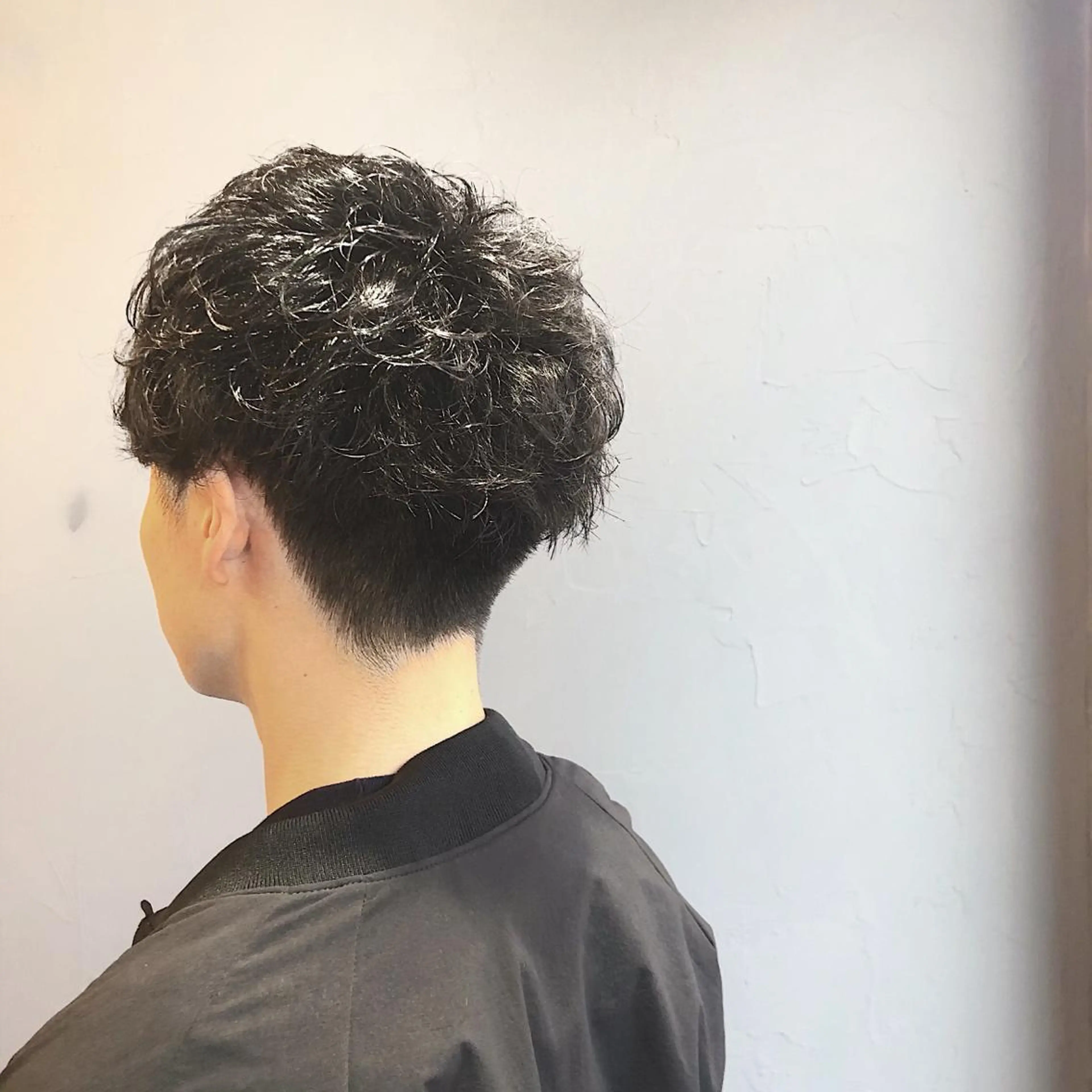 ショート メンズ マッシュ メンズパーマ ショートヘア カット パーマ ヘッドスパ 山口 浩之のヘアスタイル