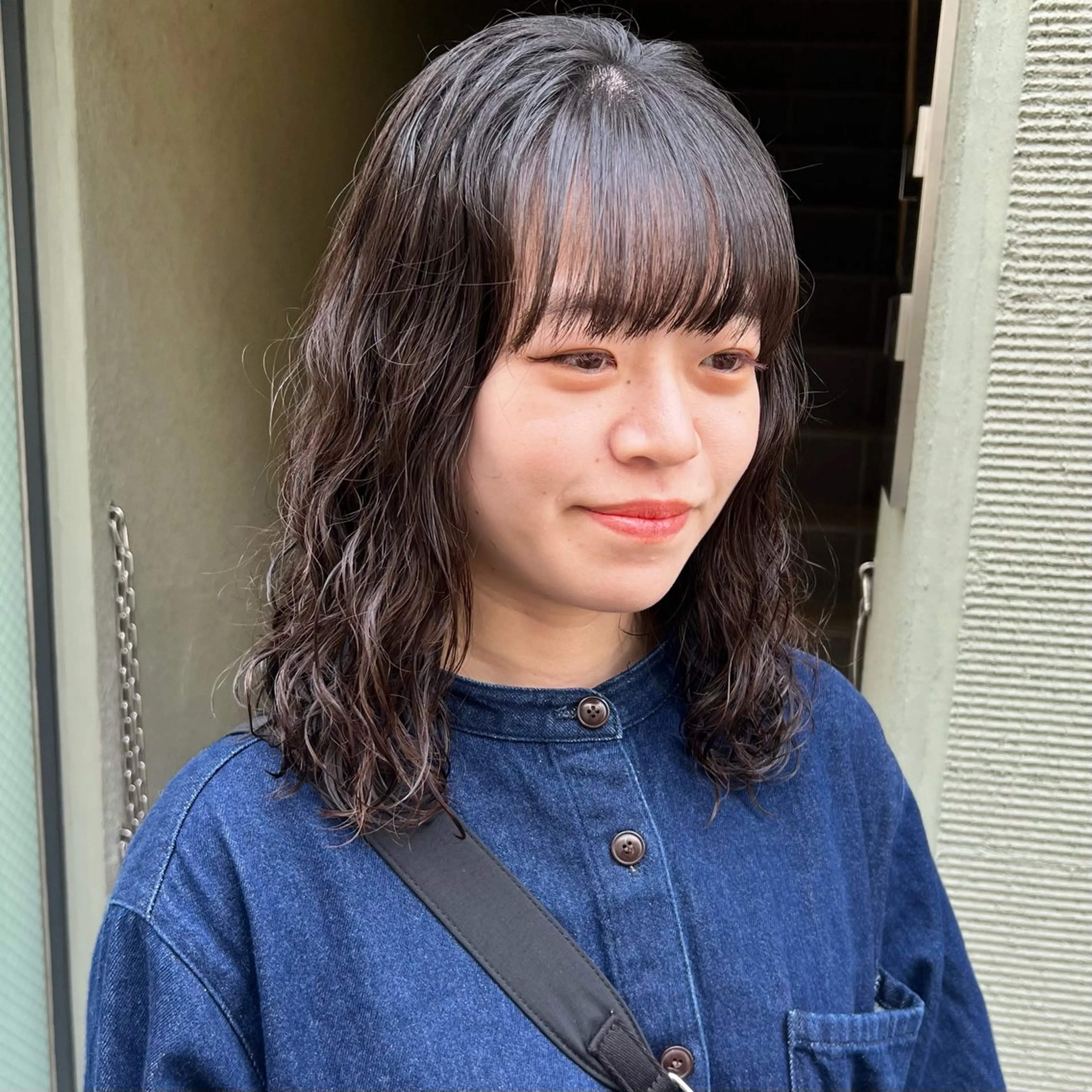 セミロング パーマ 縮毛矯正 KIHO ｜Bond 三軒茶屋のヘアスタイル
