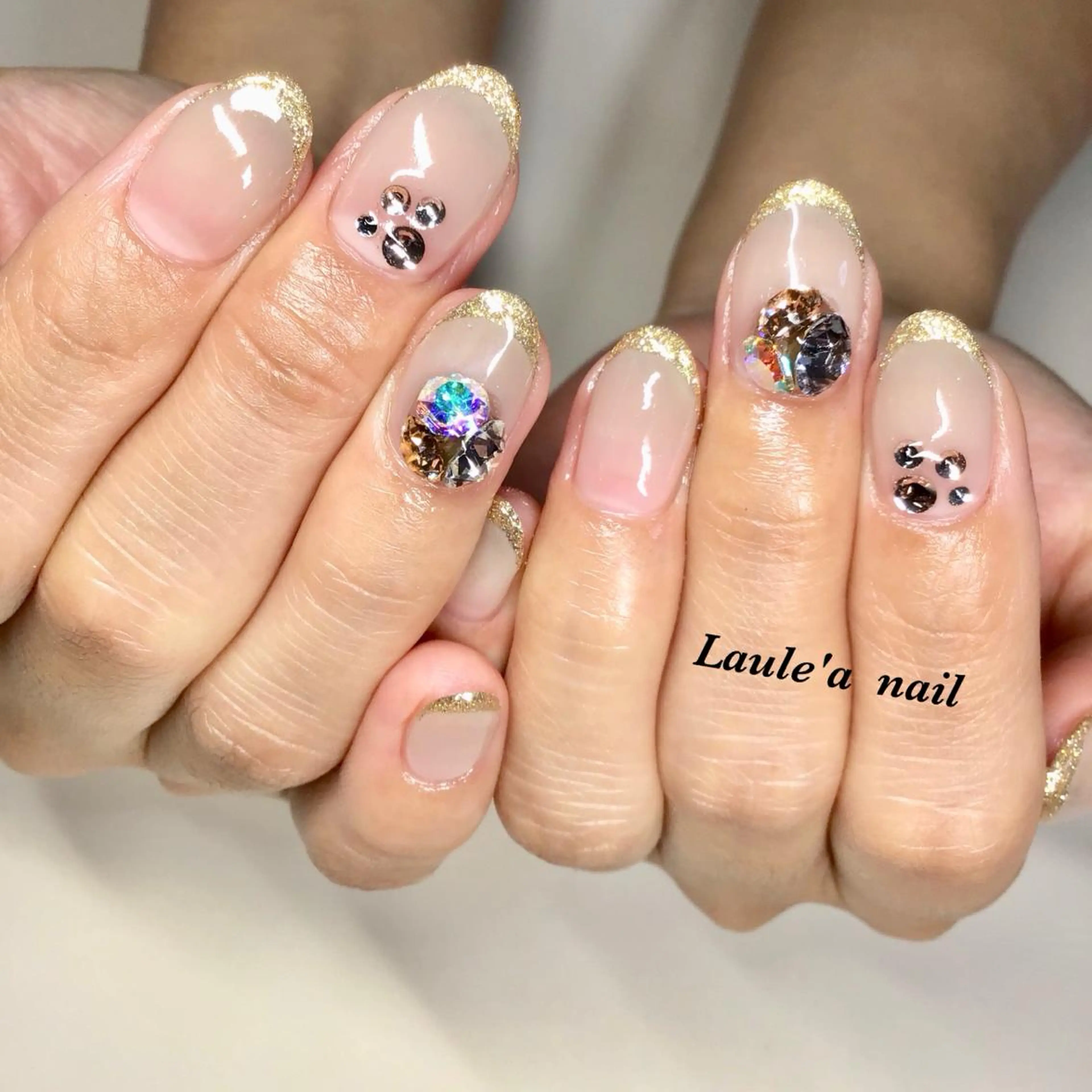 ロング ネイル 福田 加奈のネイルデザイン