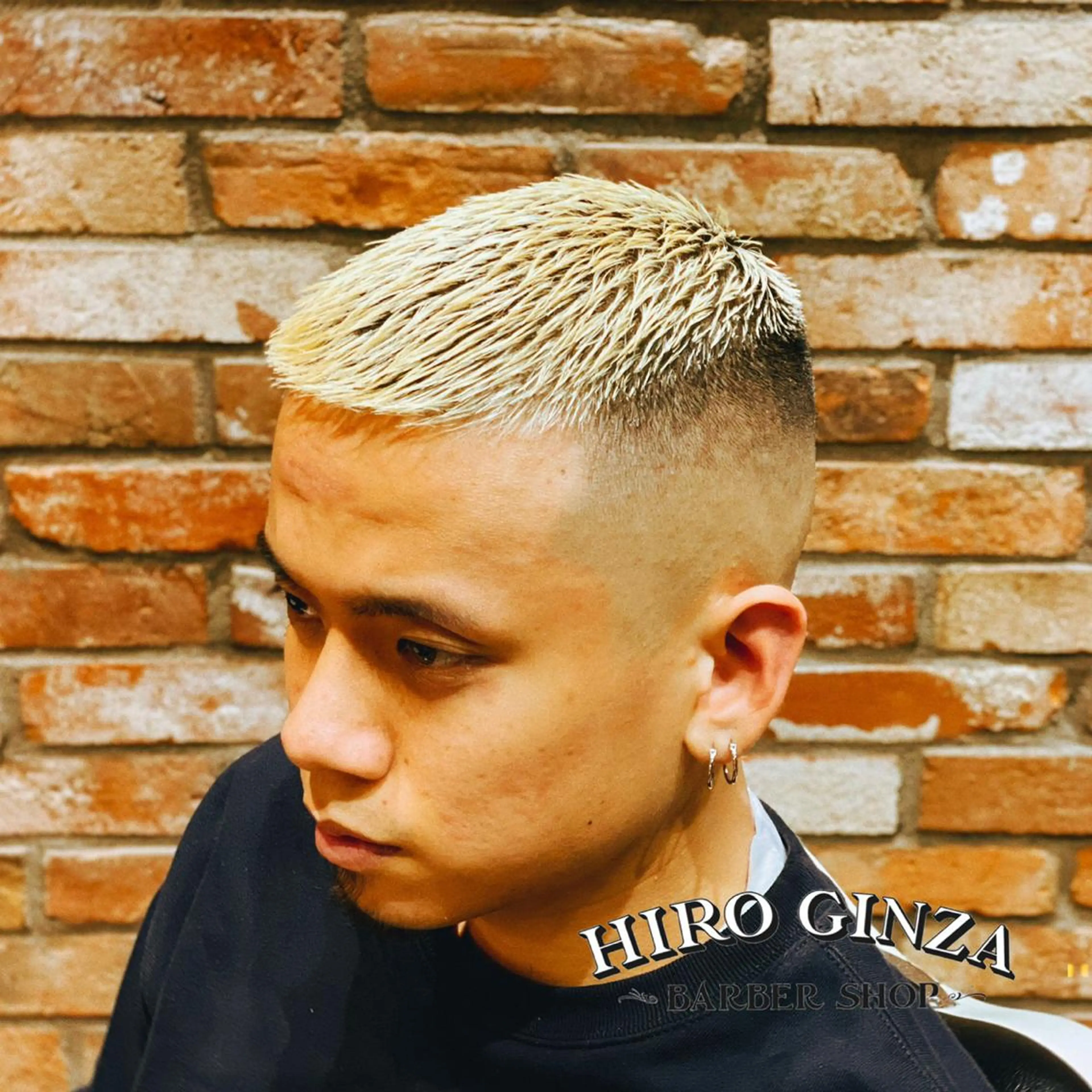 ショート メンズ 猪井 明のヘアスタイル