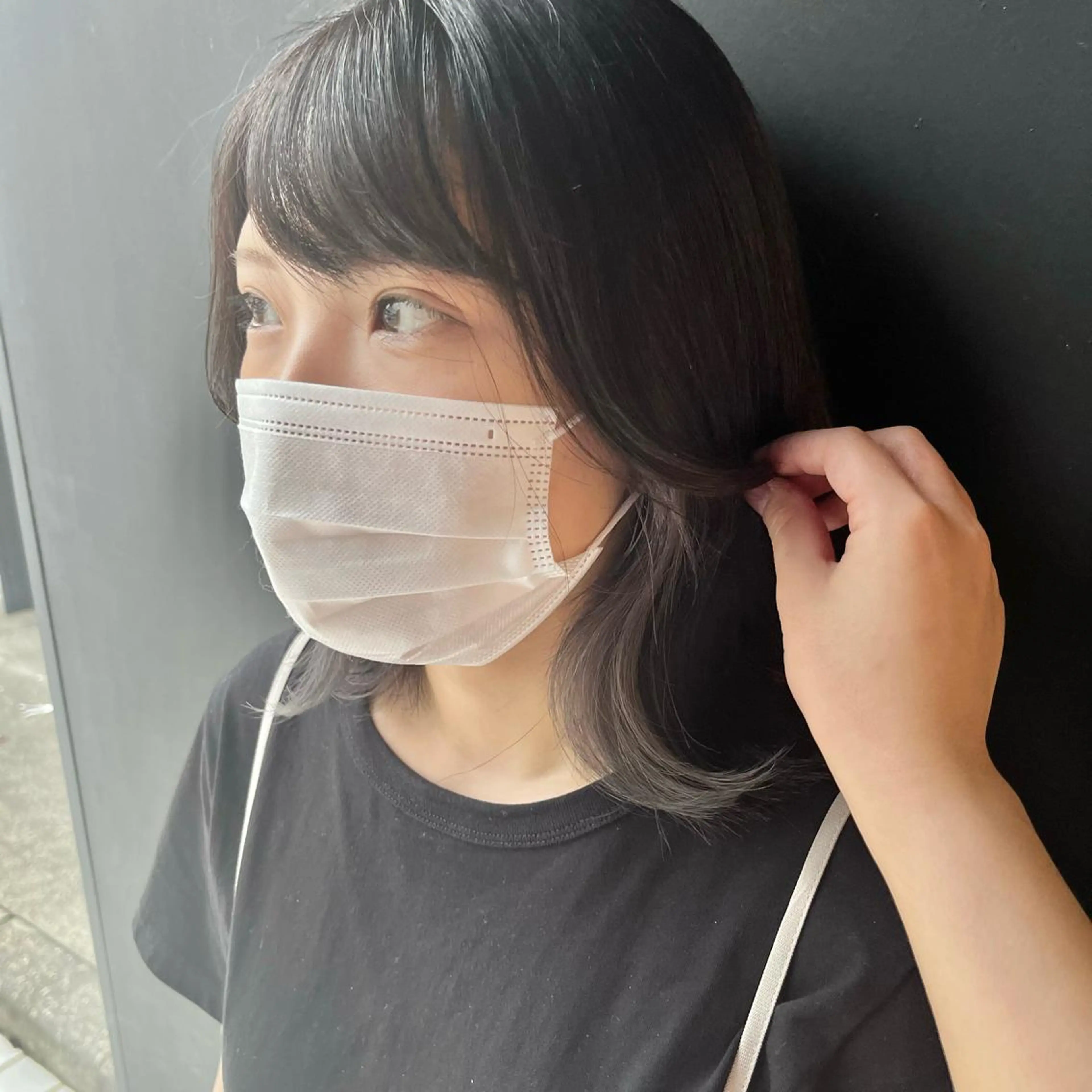 ミディアム 🌿岡 朱李🌿のヘアスタイル