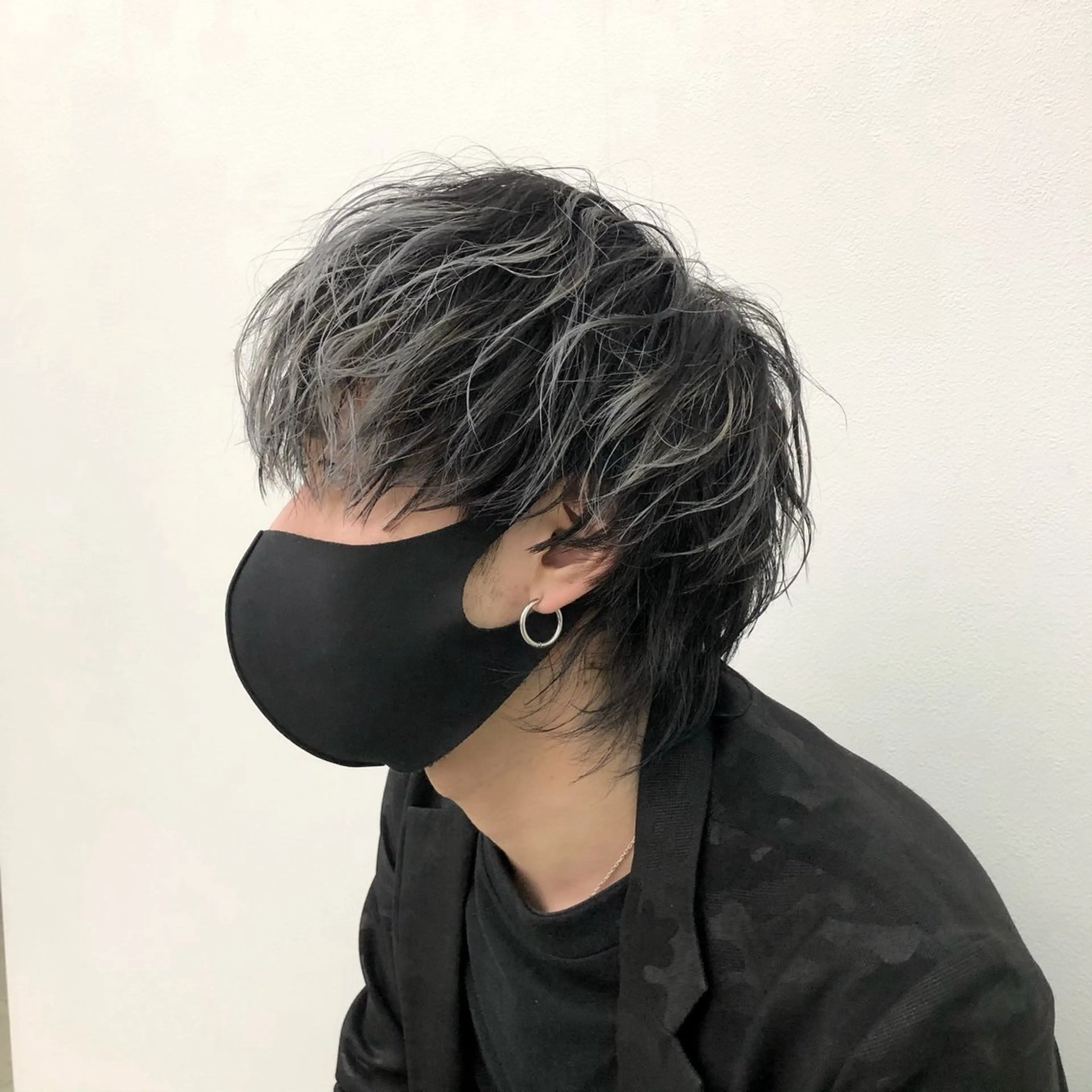 ミディアム メンズ エビスザキレン／メン ズ／心斎橋🌳のヘアスタイル