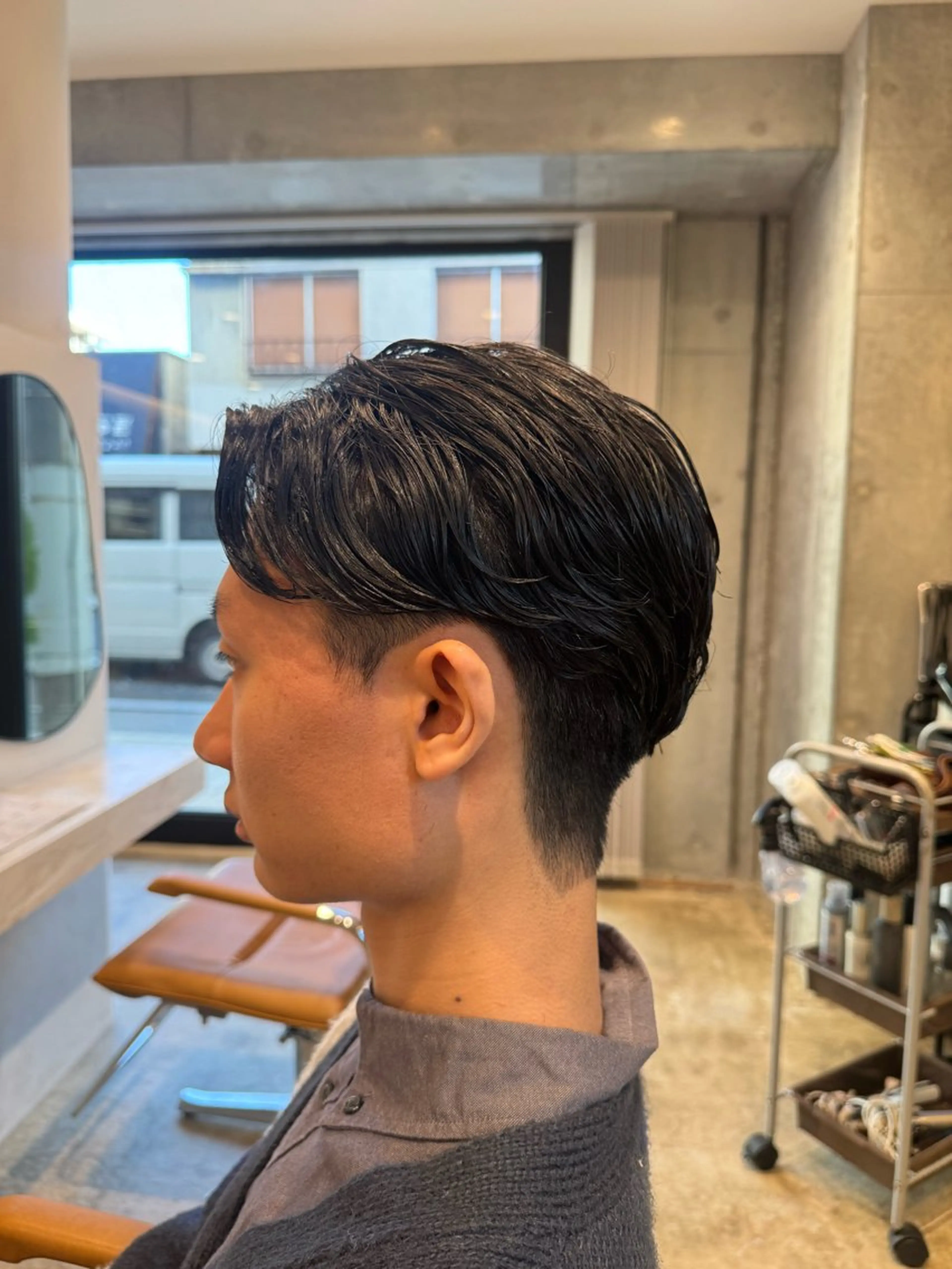 メンズ メンズパーマ パーマ Number Three所属・陶山 直樹のヘアスタイル