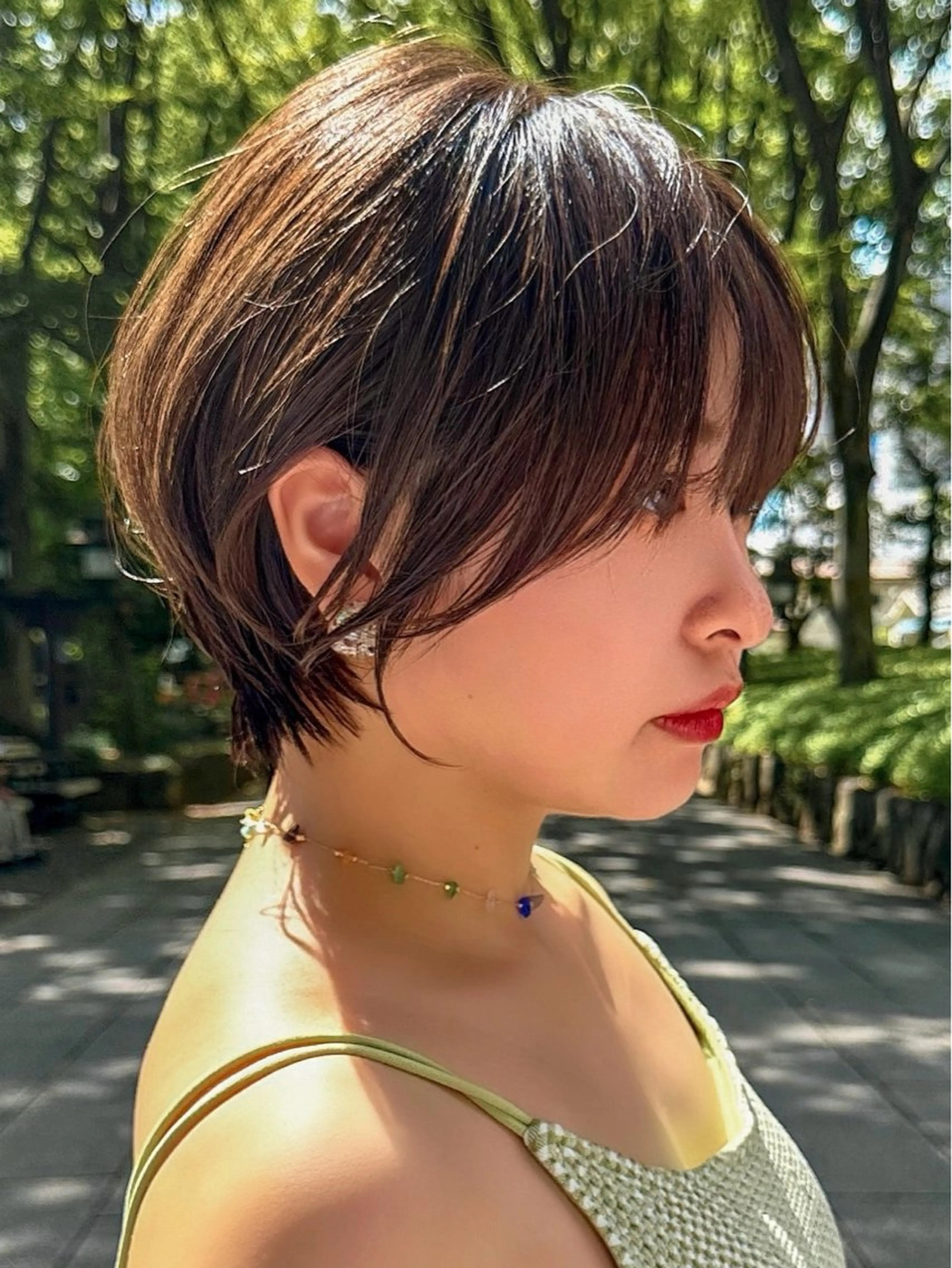 ショート カット ヘアカラー トリートメント ヘッドスパ taiga レイヤー /髪質改善/矯正🌈のヘアスタイル