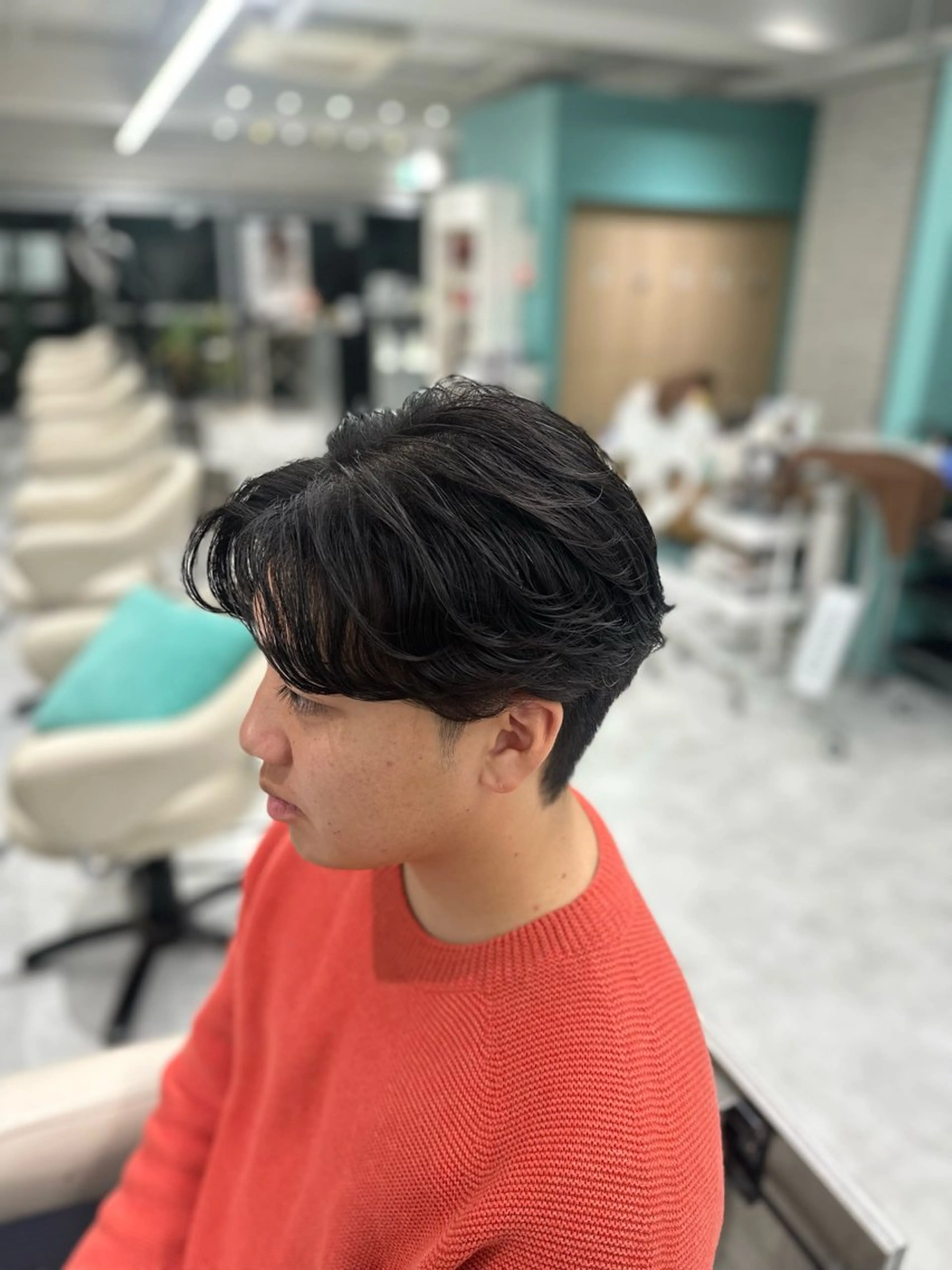 ミディアム パーマ ミディアムパーマ ニュアンスパーマ パーマ LUPI byLee MIUのヘアスタイル