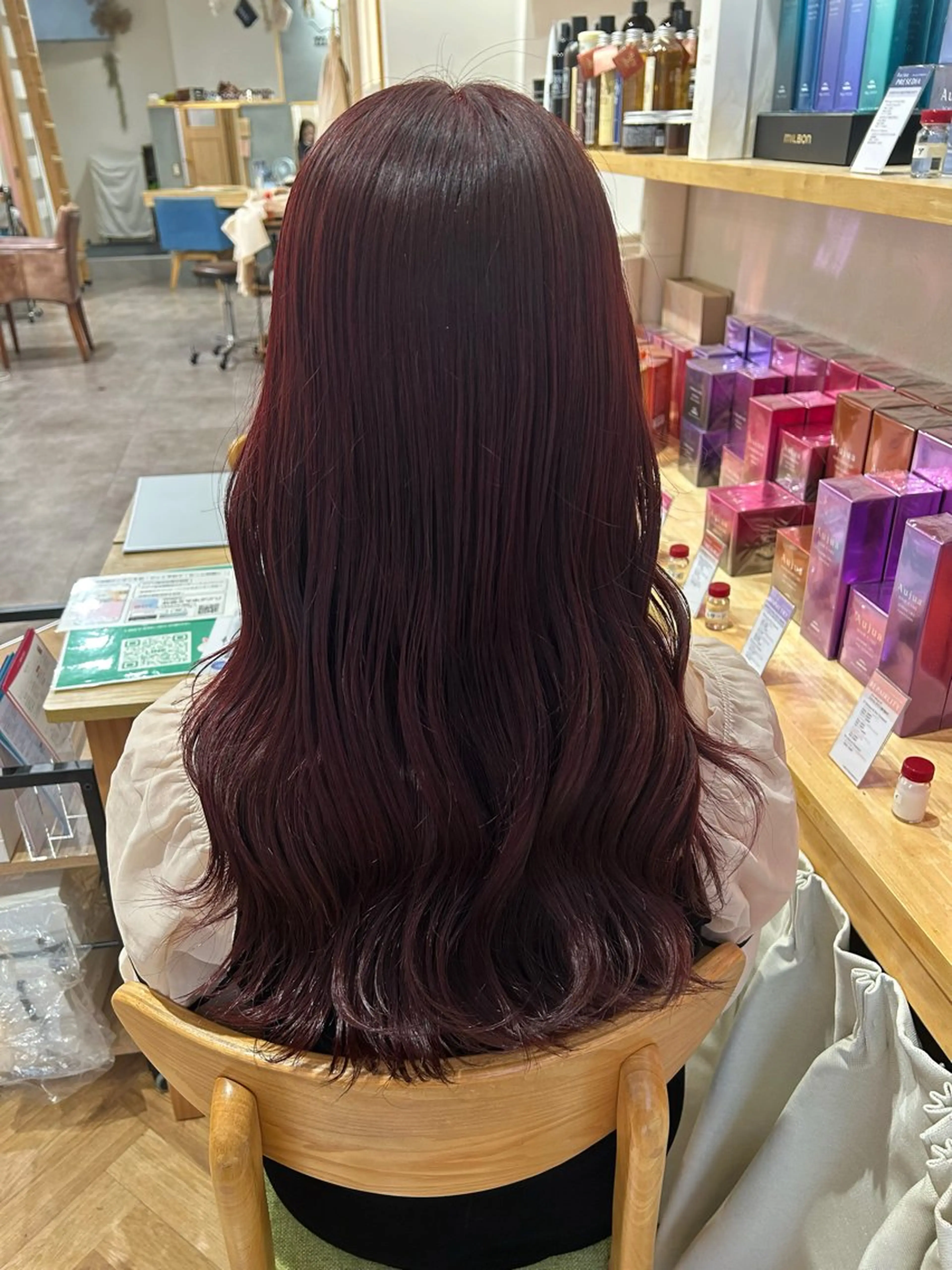 ロング カラー ブリーチ ブリーチなしカラー ヘアカラー merc.🕊大西‎ 香瑚のヘアスタイル