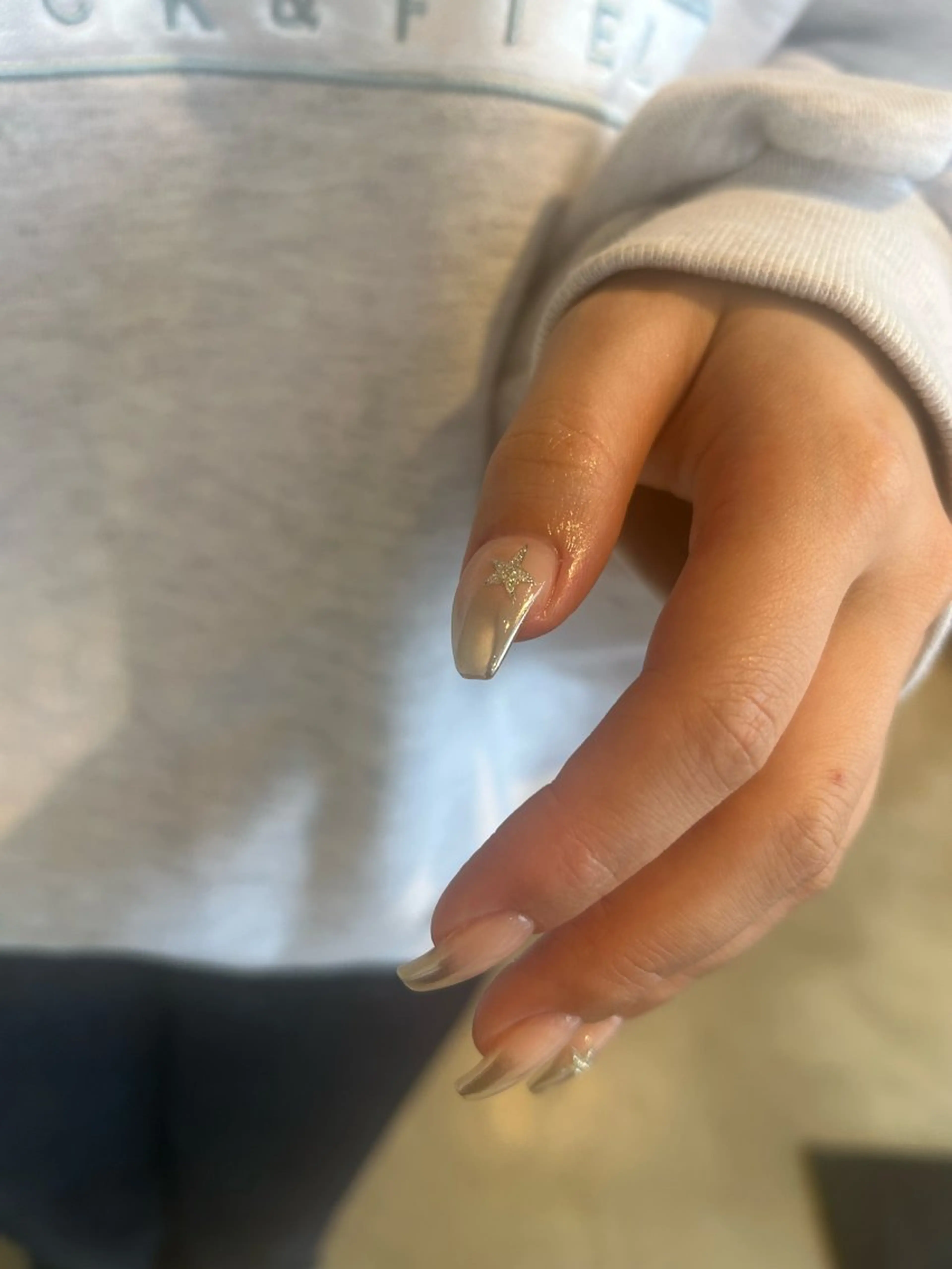 ネイル ミラーネイル シルバー tote. harunaのネイルデザイン