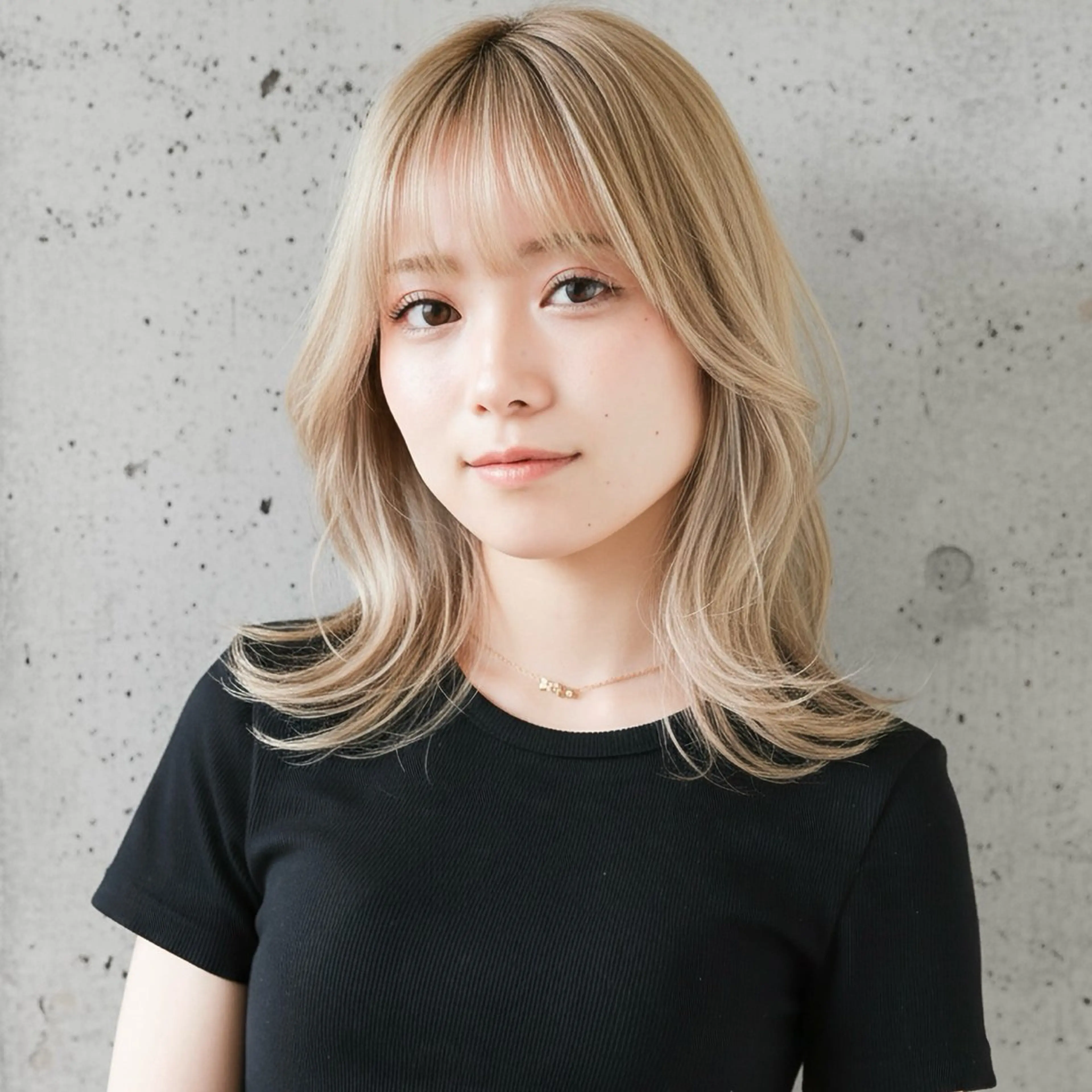 ミディアム カット ヘアカラー ショート〜ミディアム 喜多司のヘアスタイル