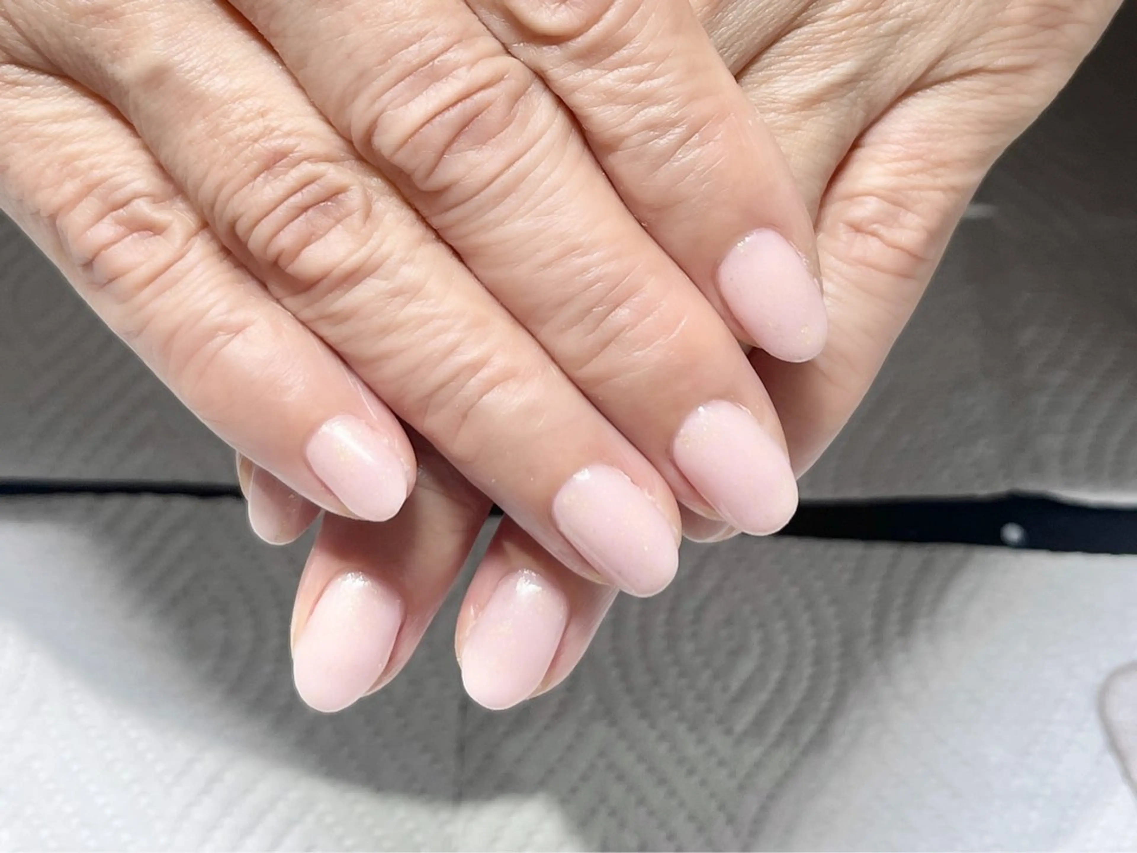 ネイル ワンカラーネイル ピンク ハンドネイル Belle Fleuve ASUのネイルデザイン