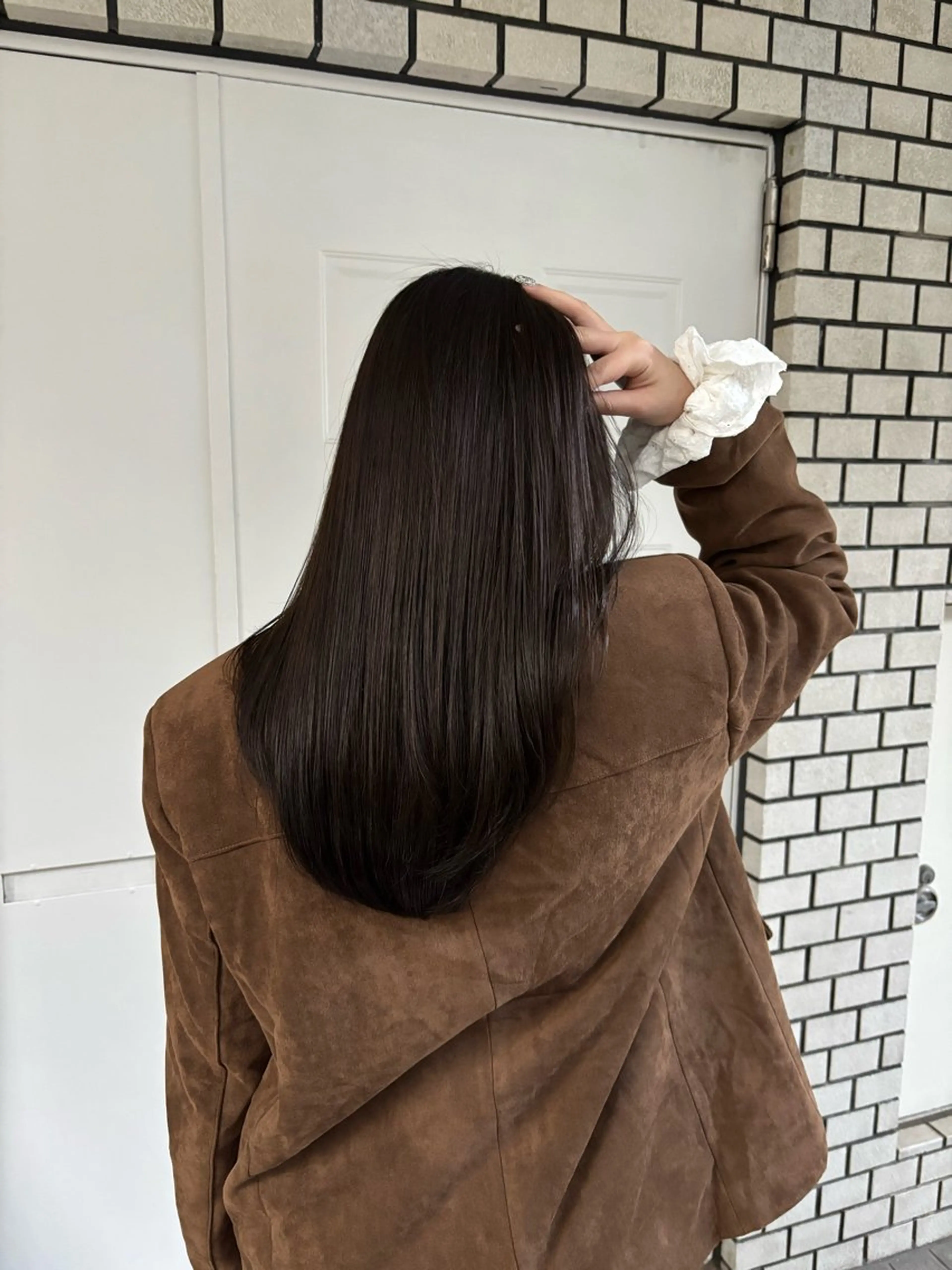 ロング カラー ヘアカラー トリートメント ボブ&顔まわりレ イヤー♡TOMOE♡のヘアスタイル