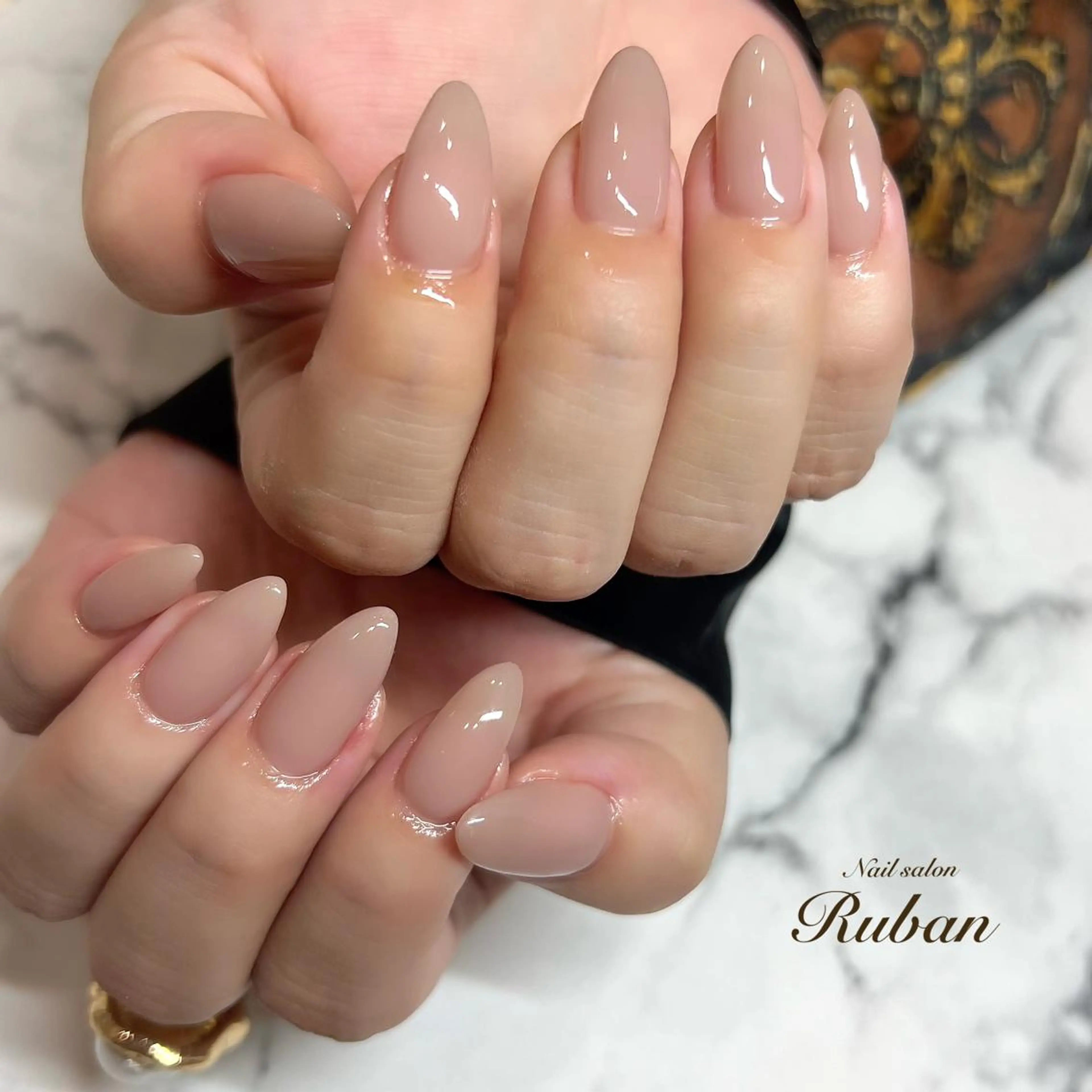 ネイル ワンカラーネイル シンプルネイル Nail salon Rubanのネイルデザイン