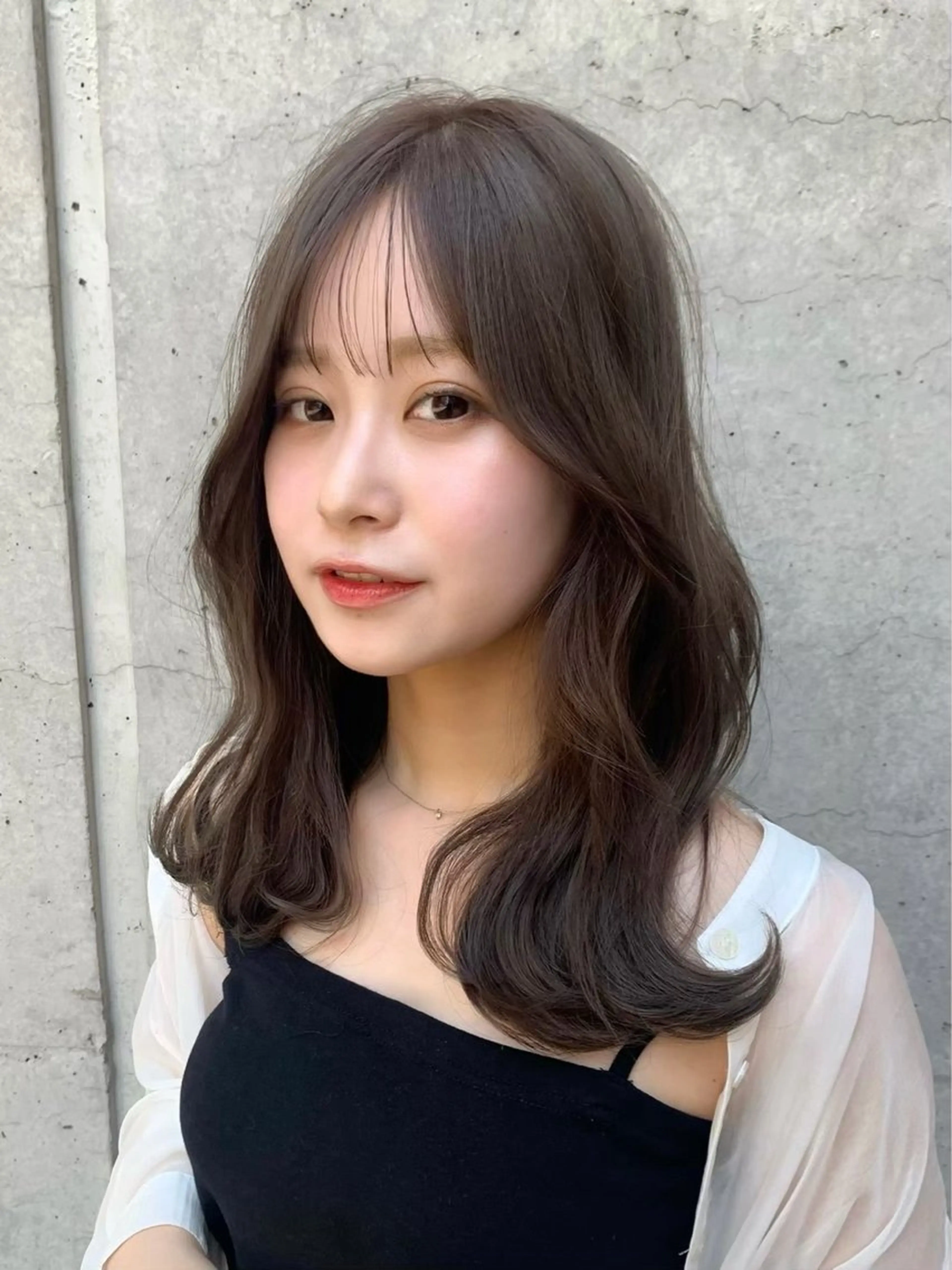 セミロング カラー ヘアアレンジ 銀座/美髪職人 /矯正特化/あおのヘアスタイル