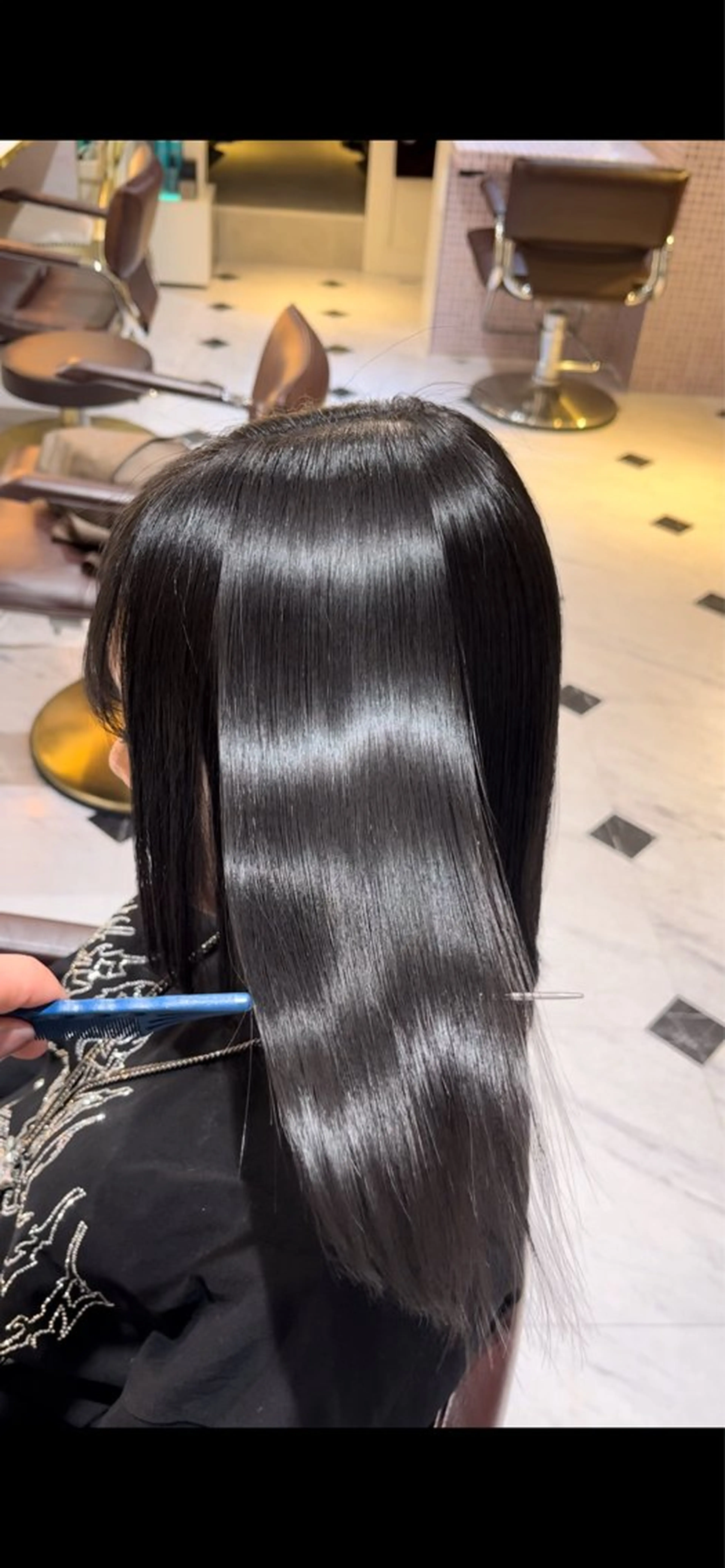 ミディアム カラー 髪質改善･縮毛矯正 特化･ユウシンのヘアスタイル