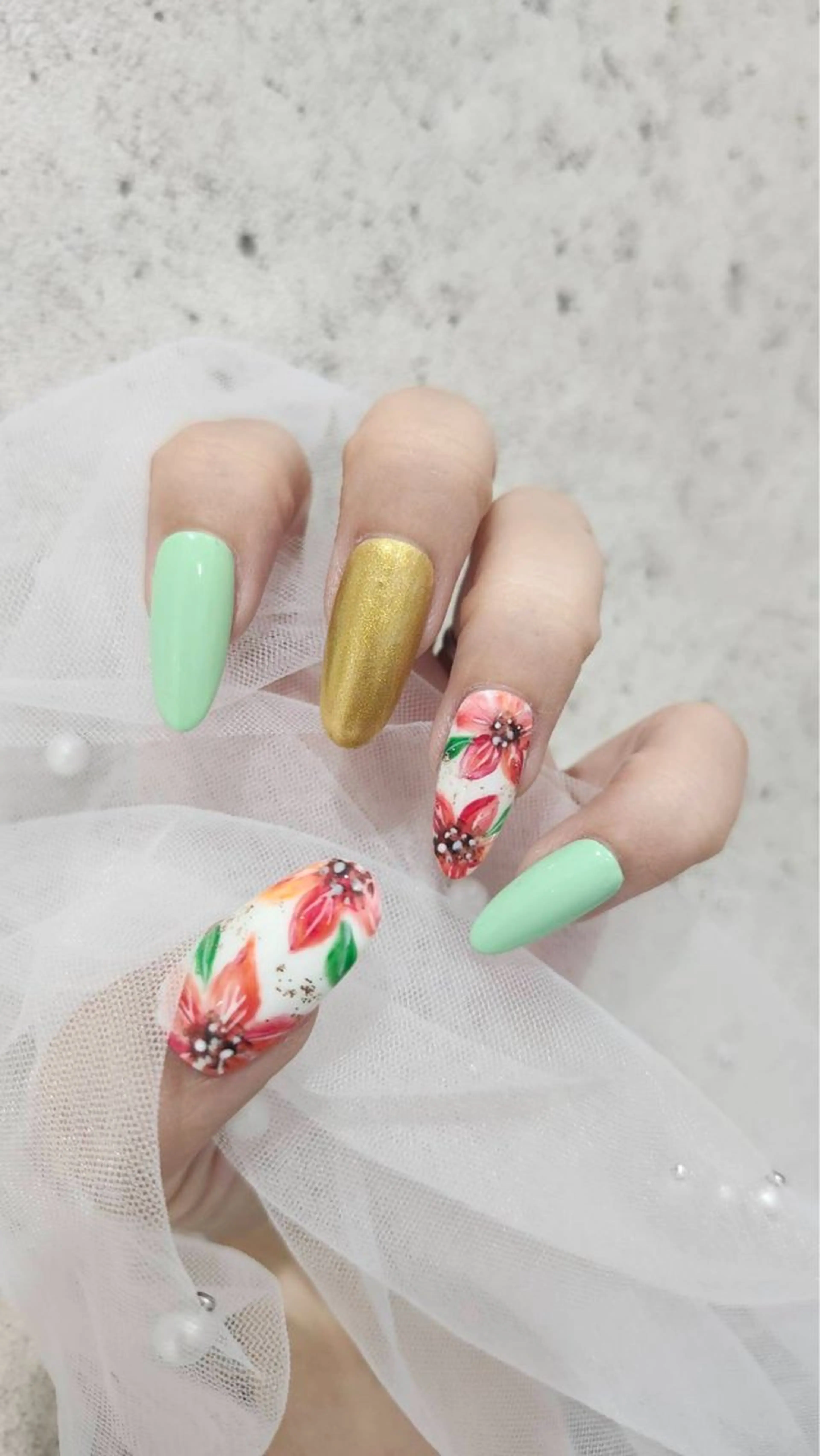 ネイル 夏ネイル ネイルチップ Salon Ｋのネイルデザイン