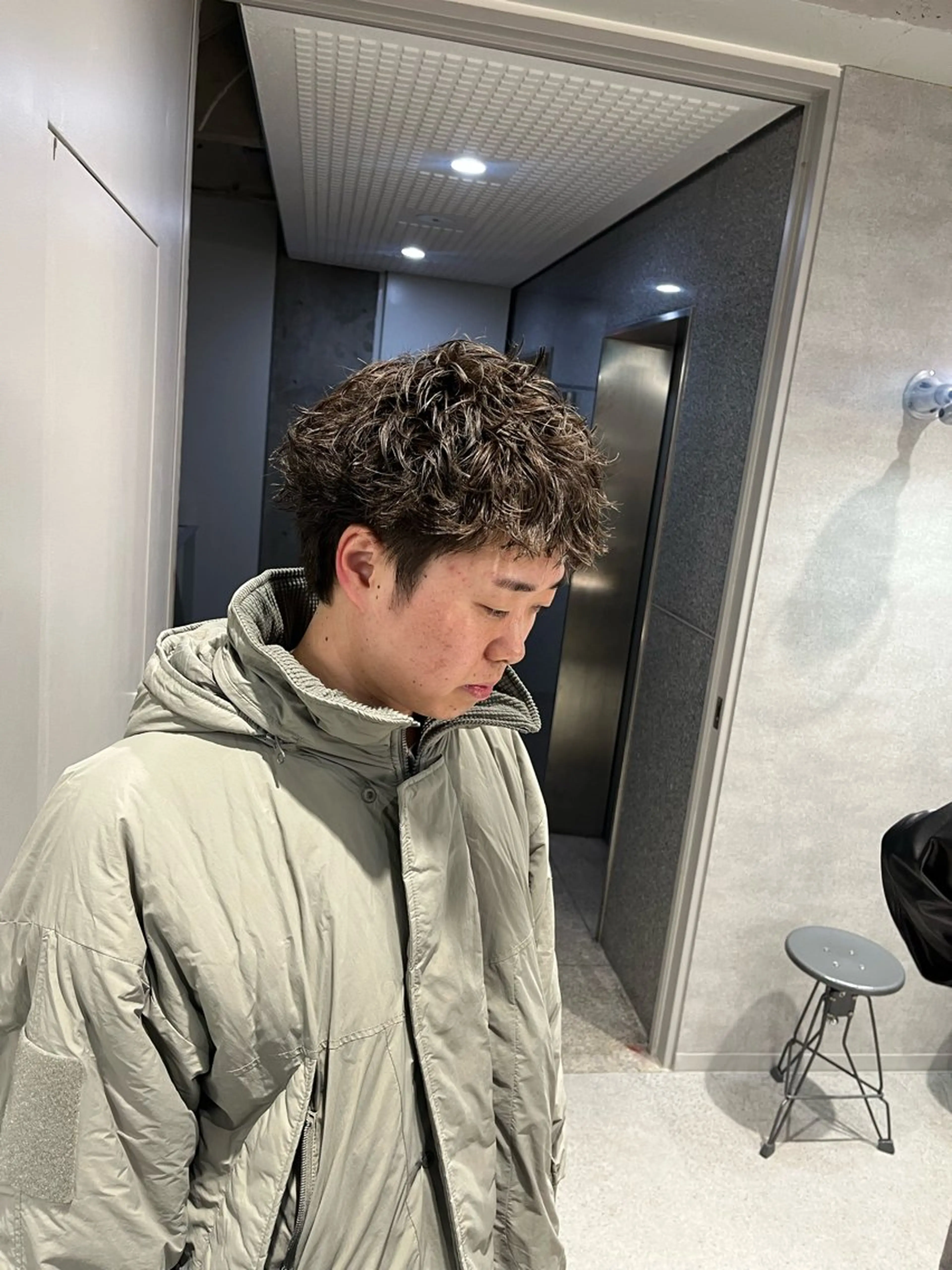 ショート カラー パーマ メンズ ショートヘア カット パーマ ヘアセット 🔥メンズ 特化🔥菊水皐暉🔥のヘアスタイル